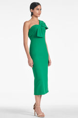 Sandra Dress - Cadmium Green