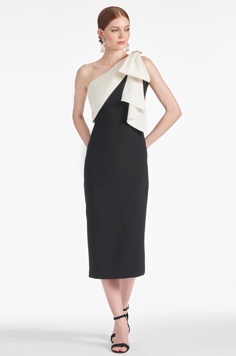 Shane Dress - Ivory/Black - Final Sale