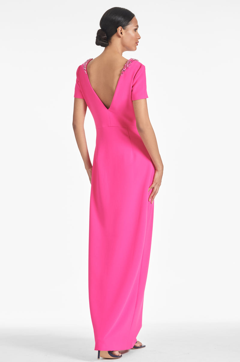 Shiloh Gown - Electric Pink