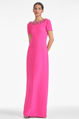 Shiloh Gown - Electric Pink