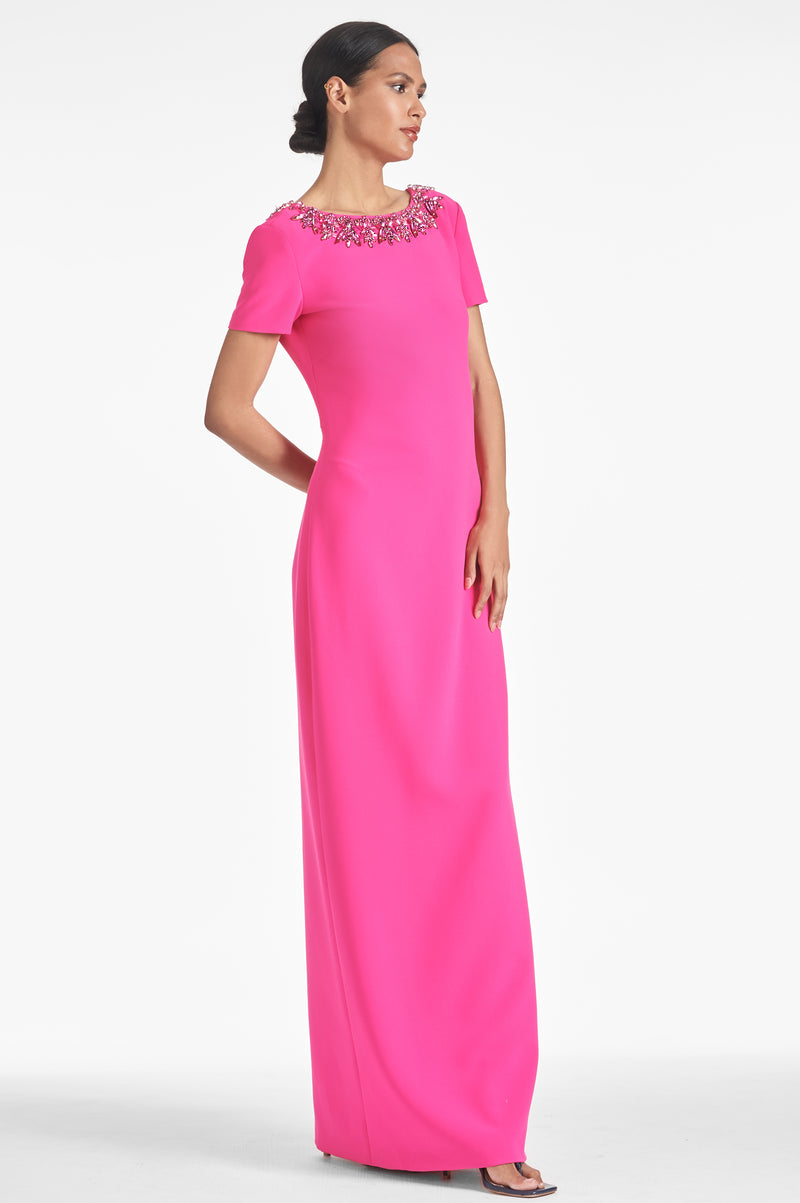 Shiloh Gown - Electric Pink