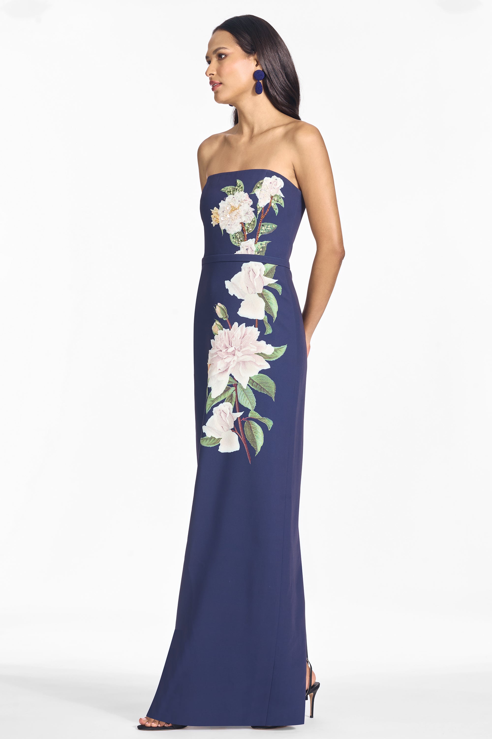 Embellished sophia gown   evening gardenia