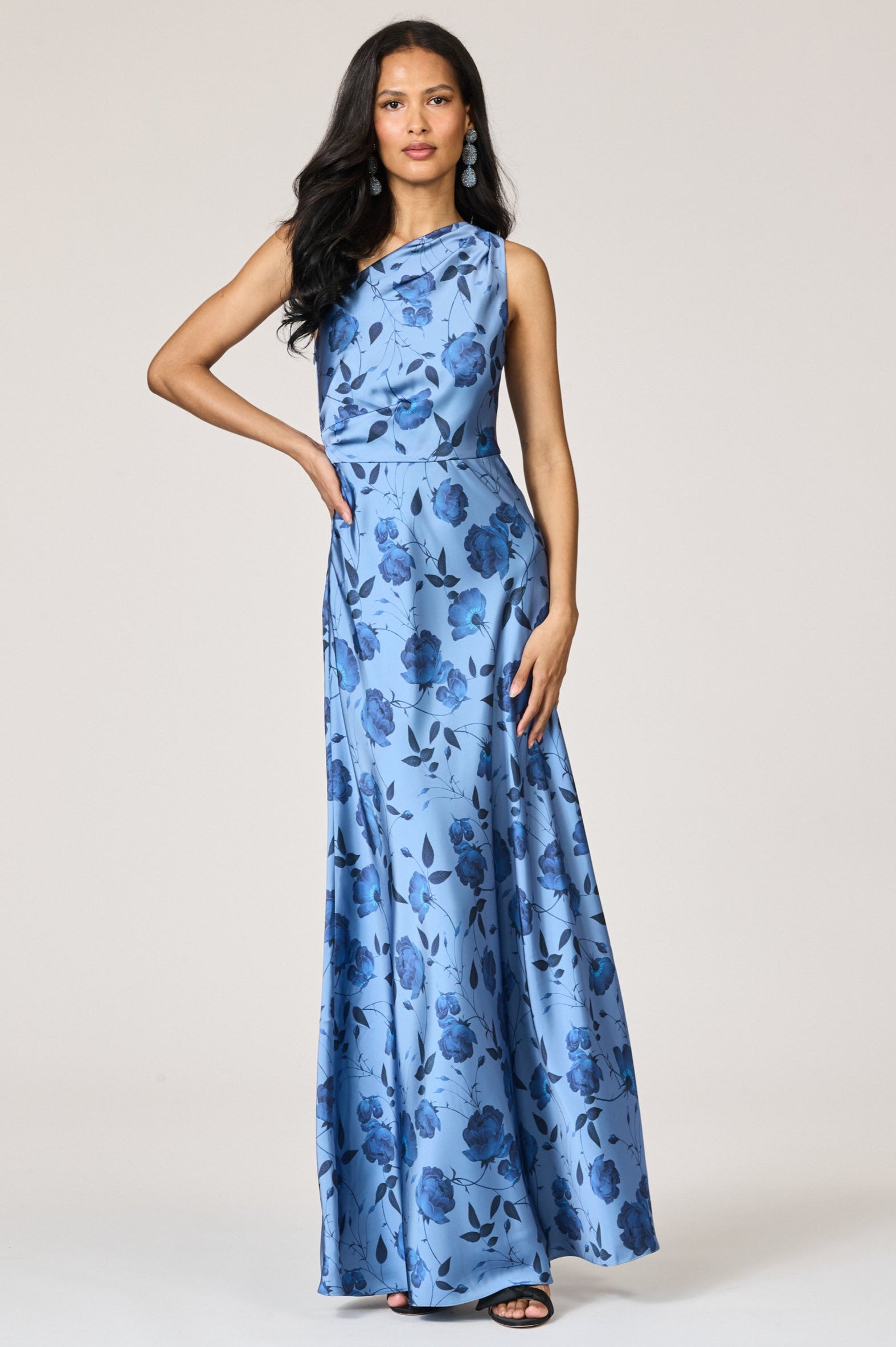 DELPHINE GOWN - WILD STEEL ROSES