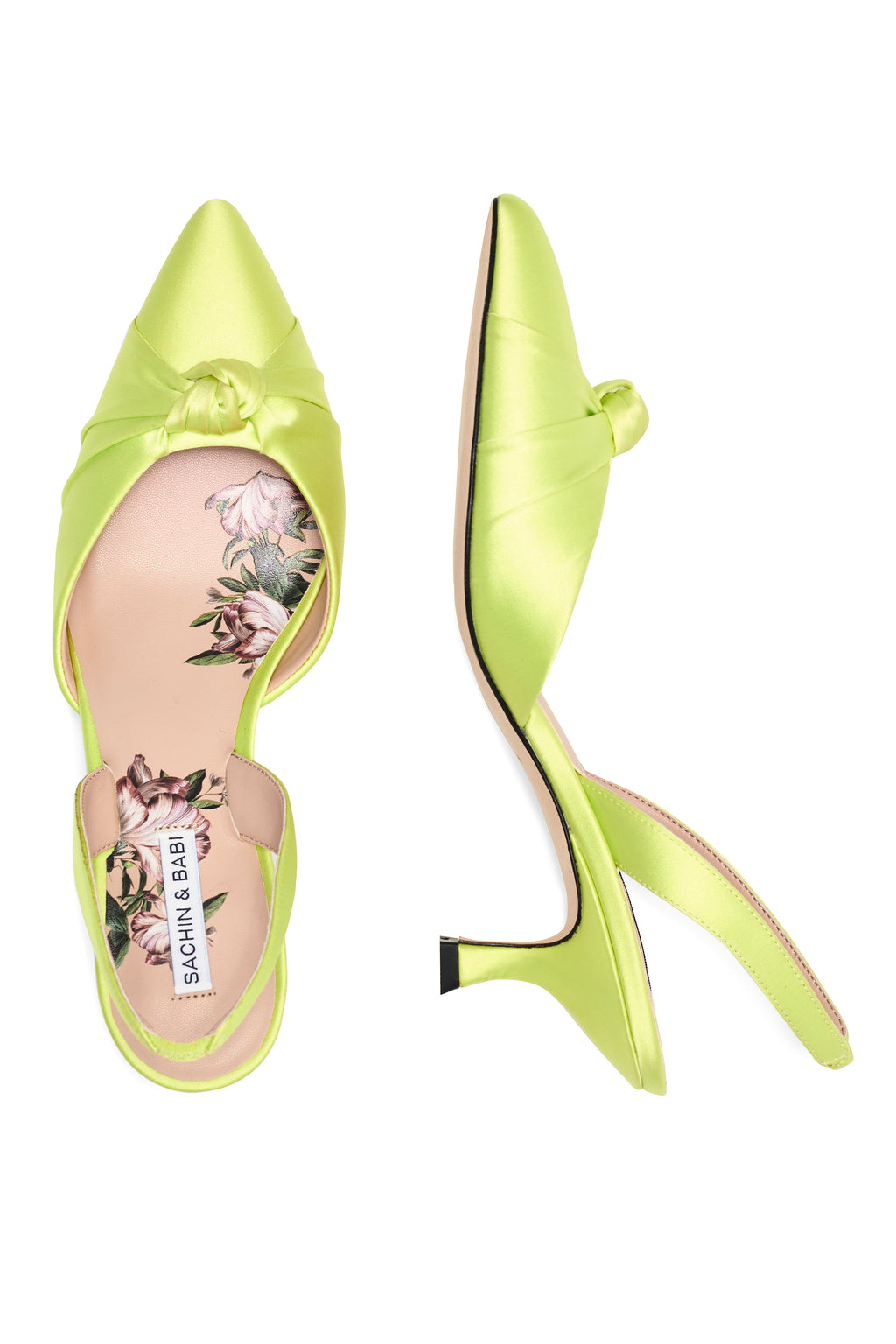 NOLITA KITTEN HEEL in PERIDOT - Sachin & Babi NOLITA KITTEN HEEL in PERIDOT - Sachin & Babi