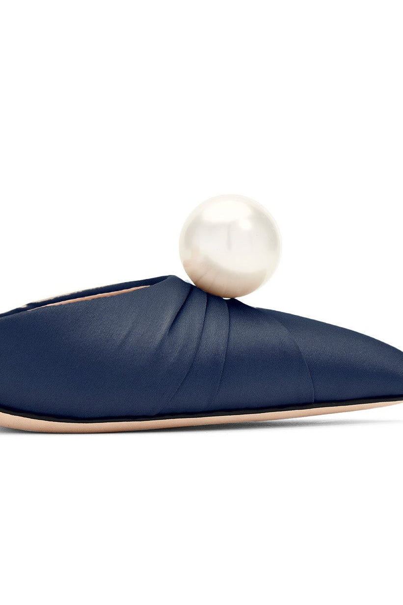 VANDERBILT KITTEN HEEL  - MIDNIGHT