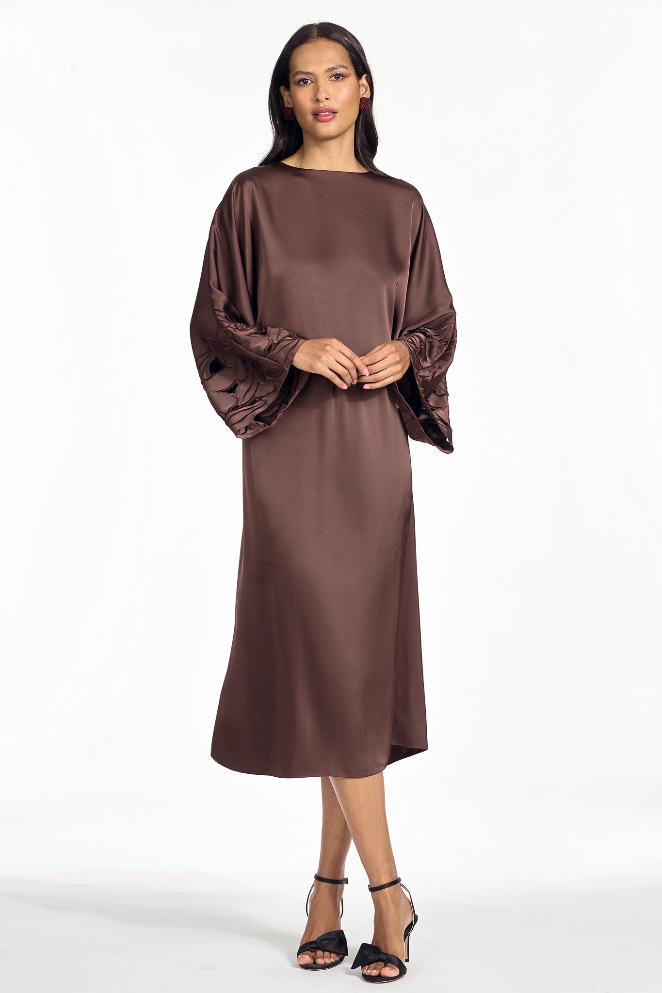 KIERA DRESS - GANACHE