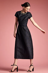 Fallon Dress - Black/Midnight