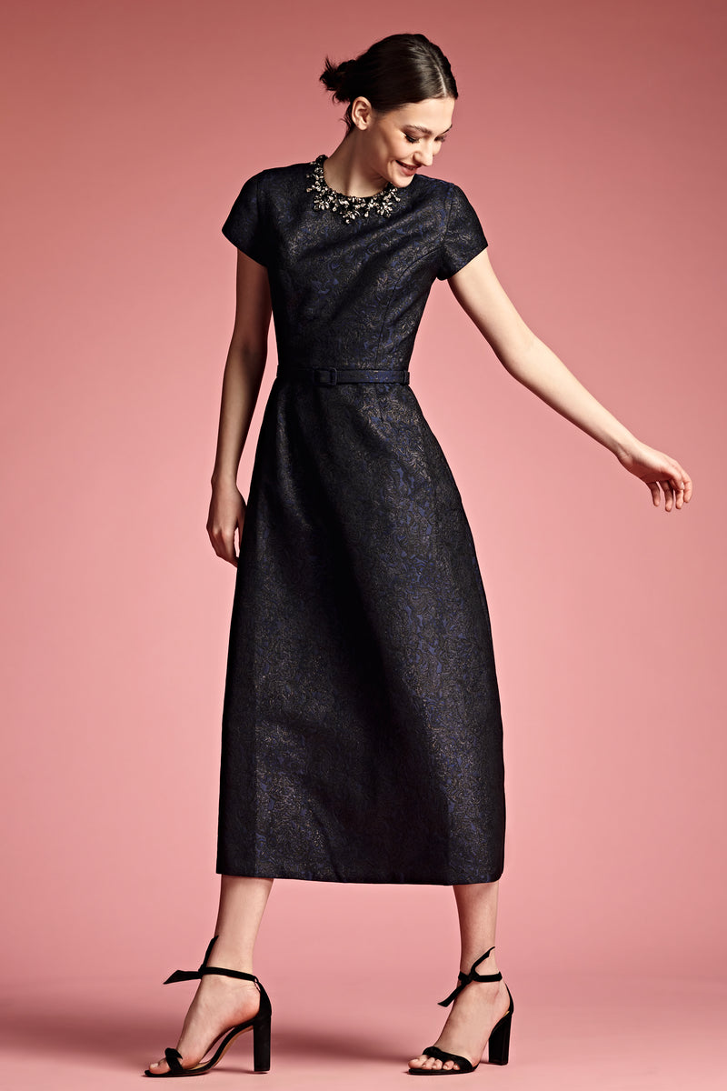 Fallon Dress - Black/Midnight
