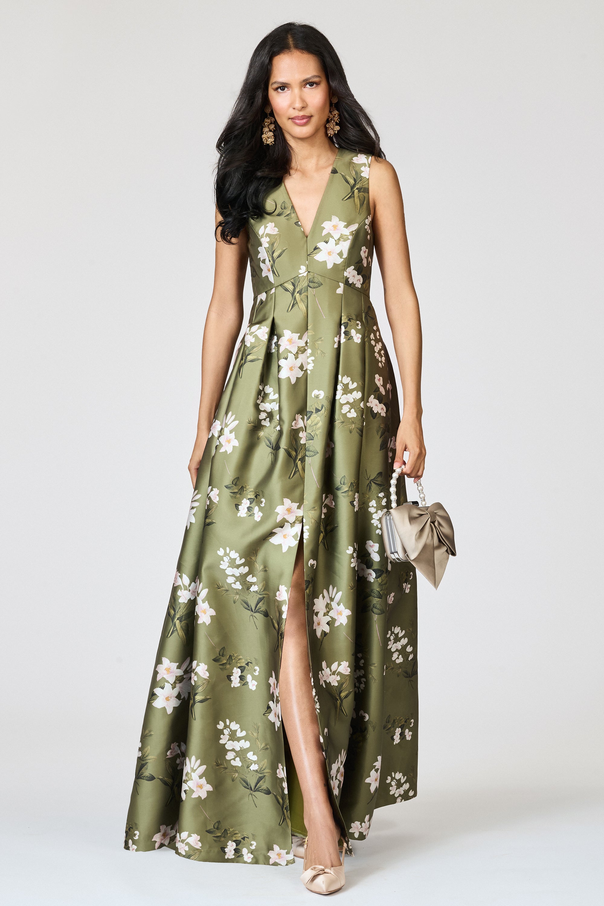 BROOKE GOWN - MOSS FORMOSA