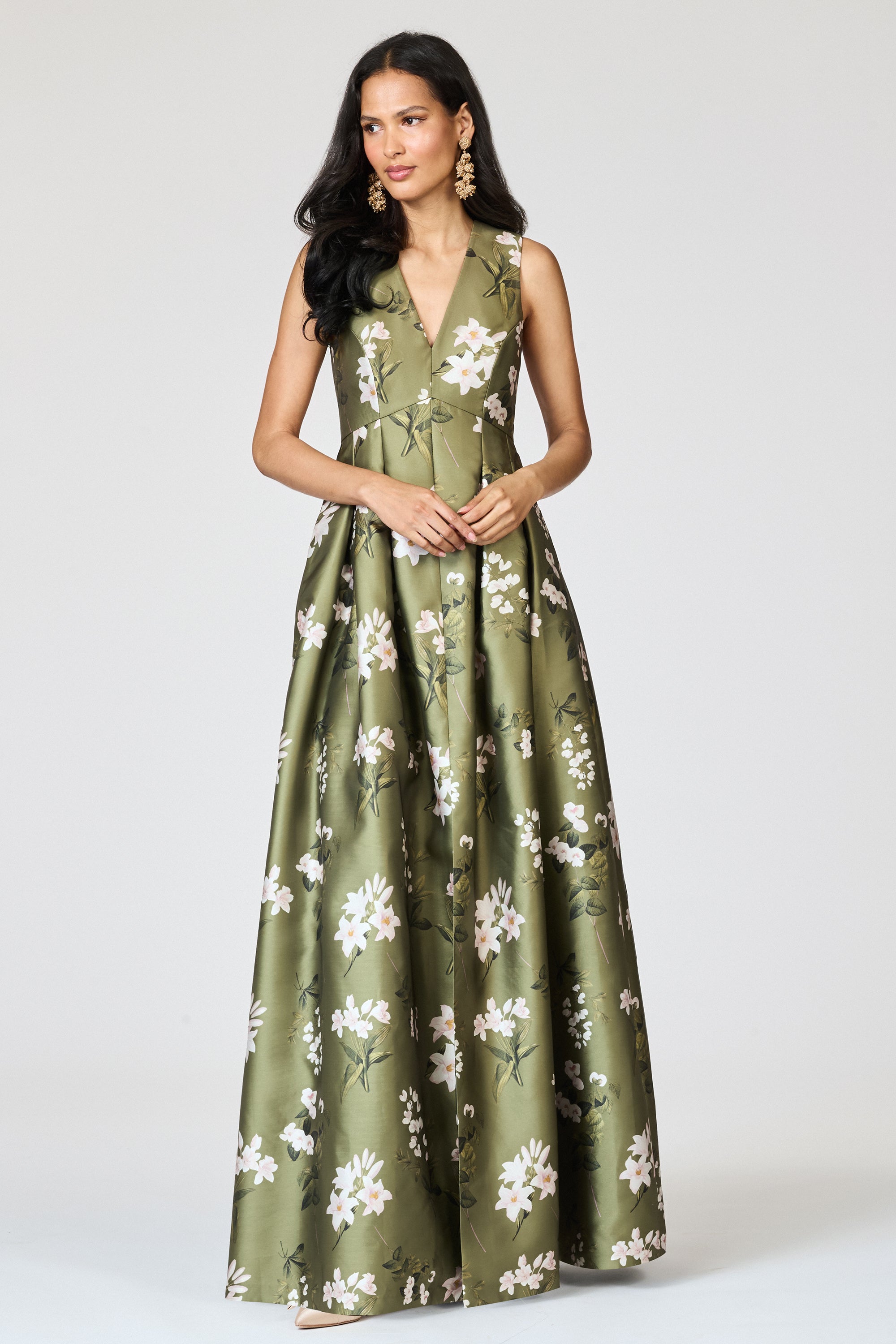 BROOKE GOWN - MOSS FORMOSA