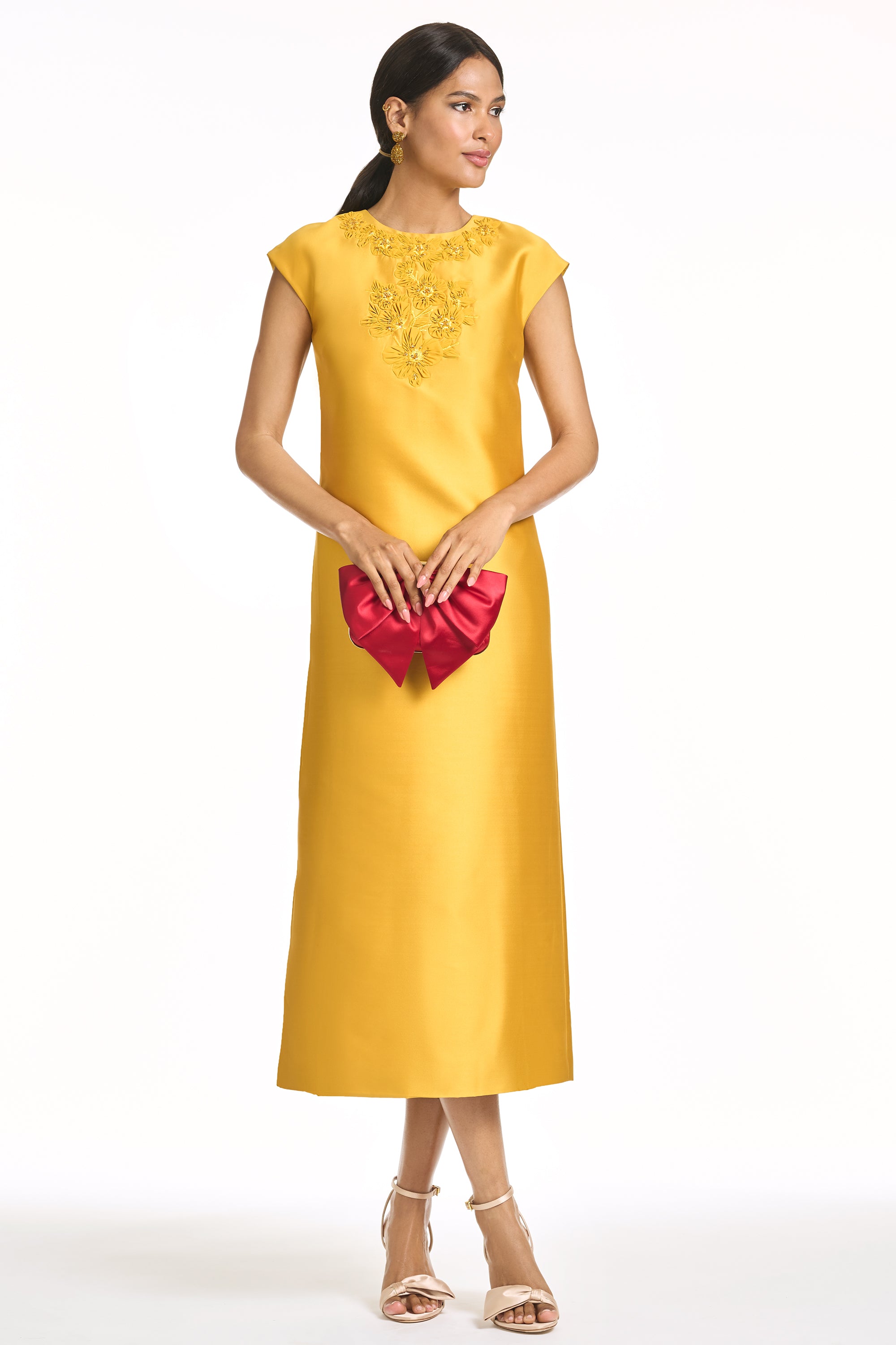 GWENDOLYN GOWN - SAFFRON