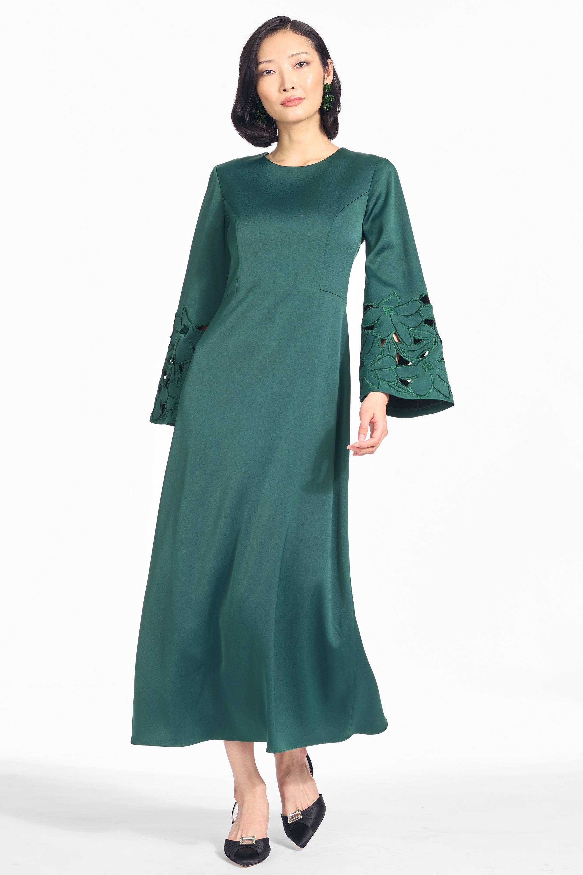 Jules dress   loden