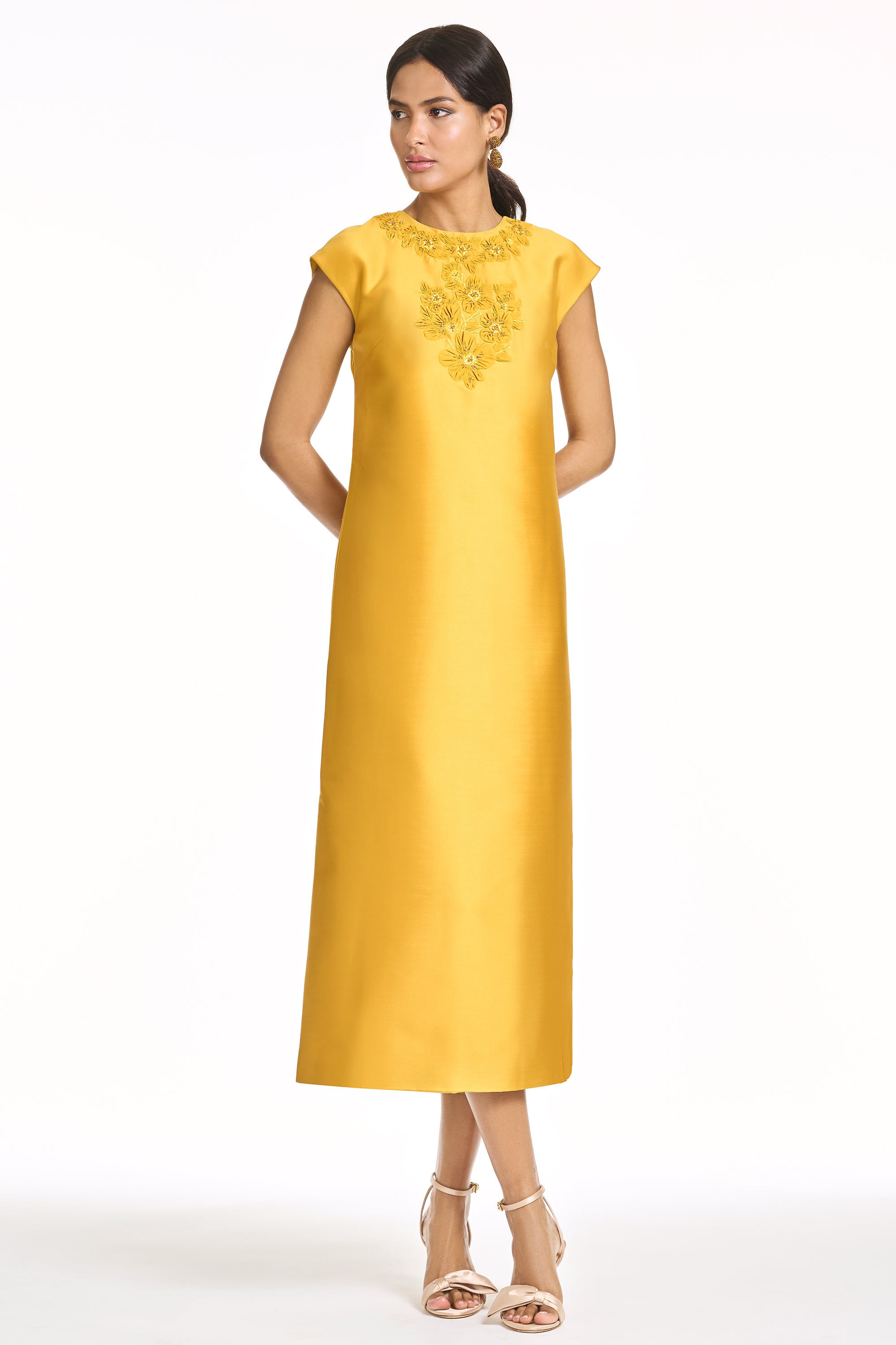 GWENDOLYN GOWN - SAFFRON
