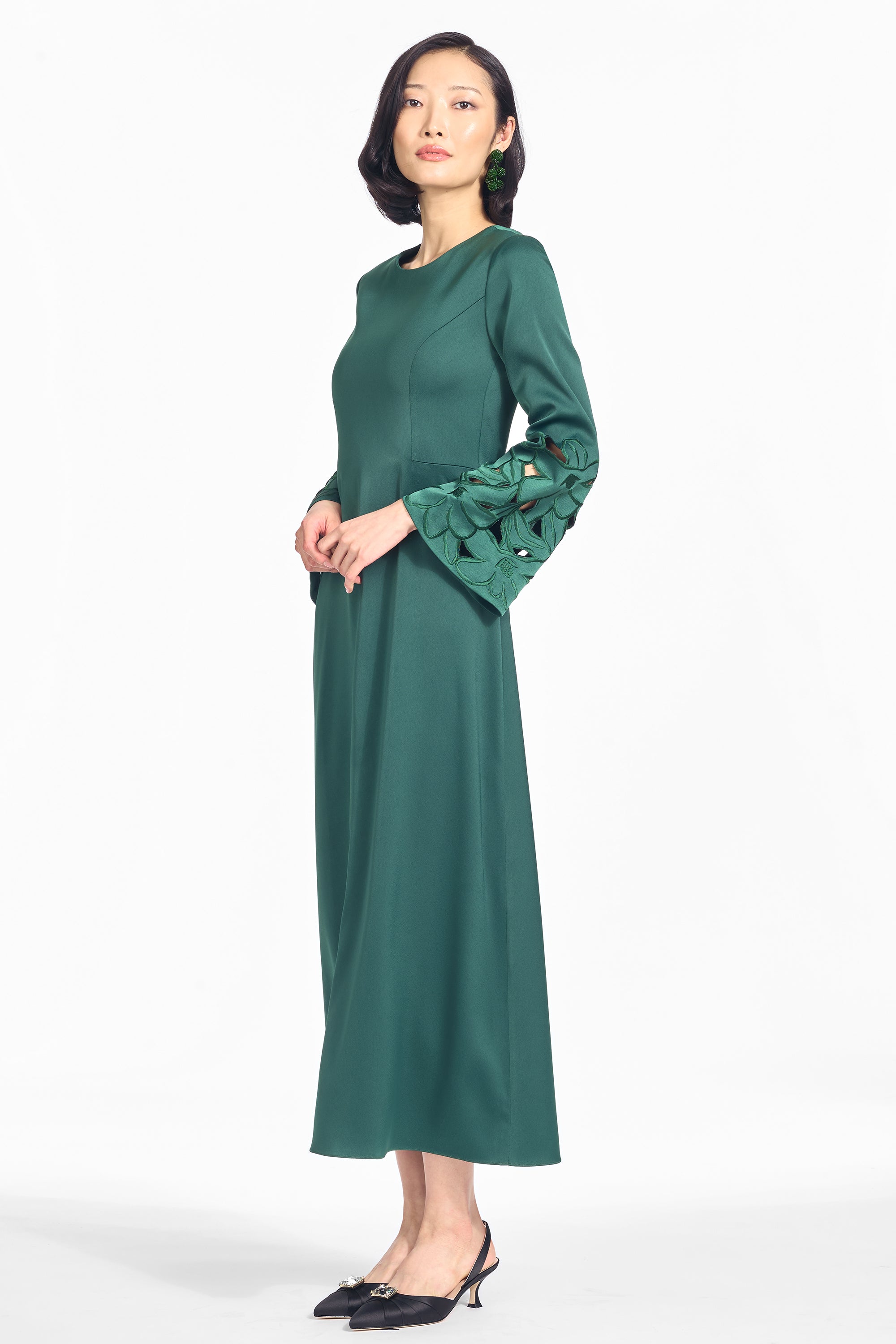 Jules dress   loden