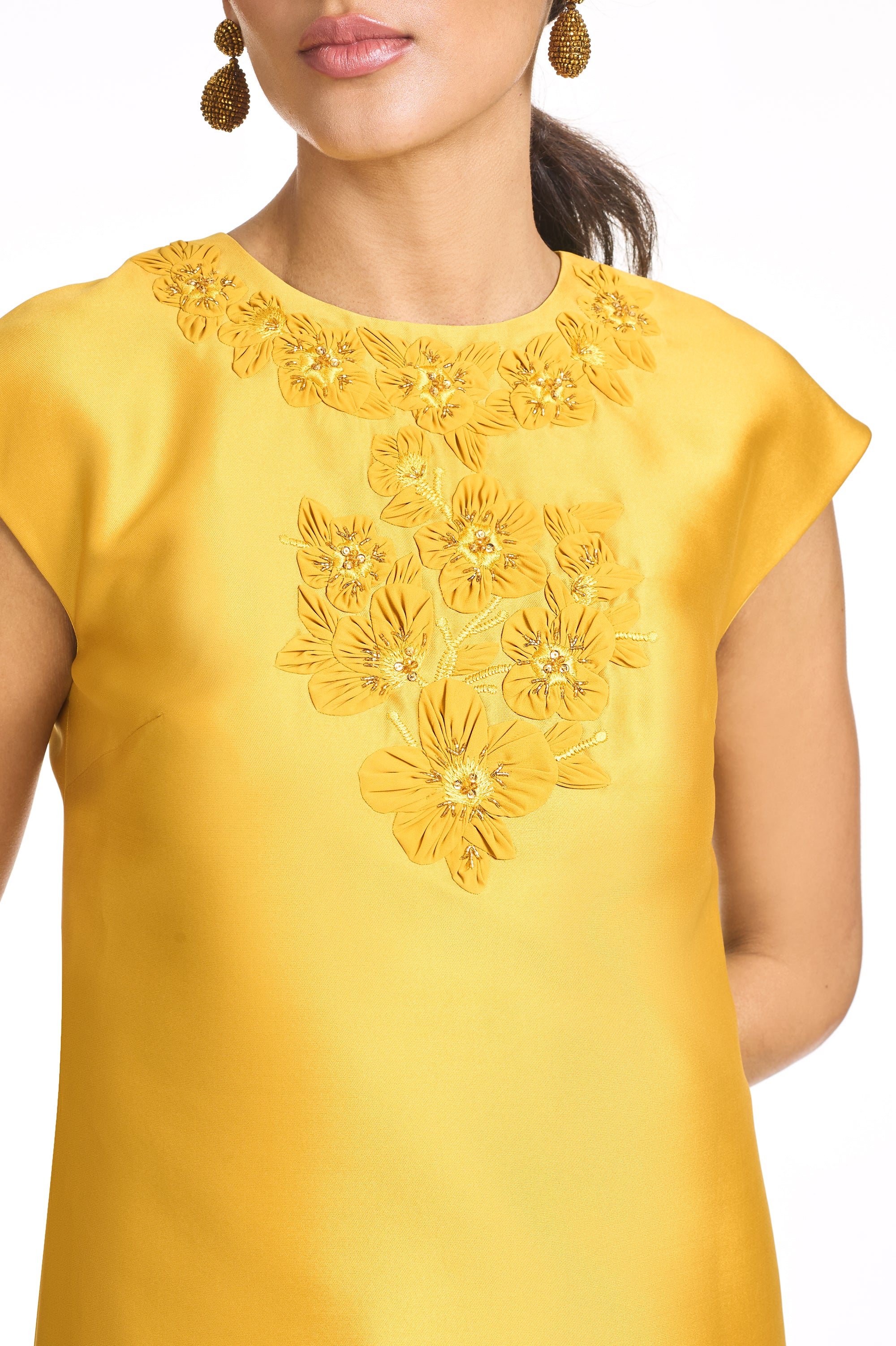 GWENDOLYN GOWN - SAFFRON