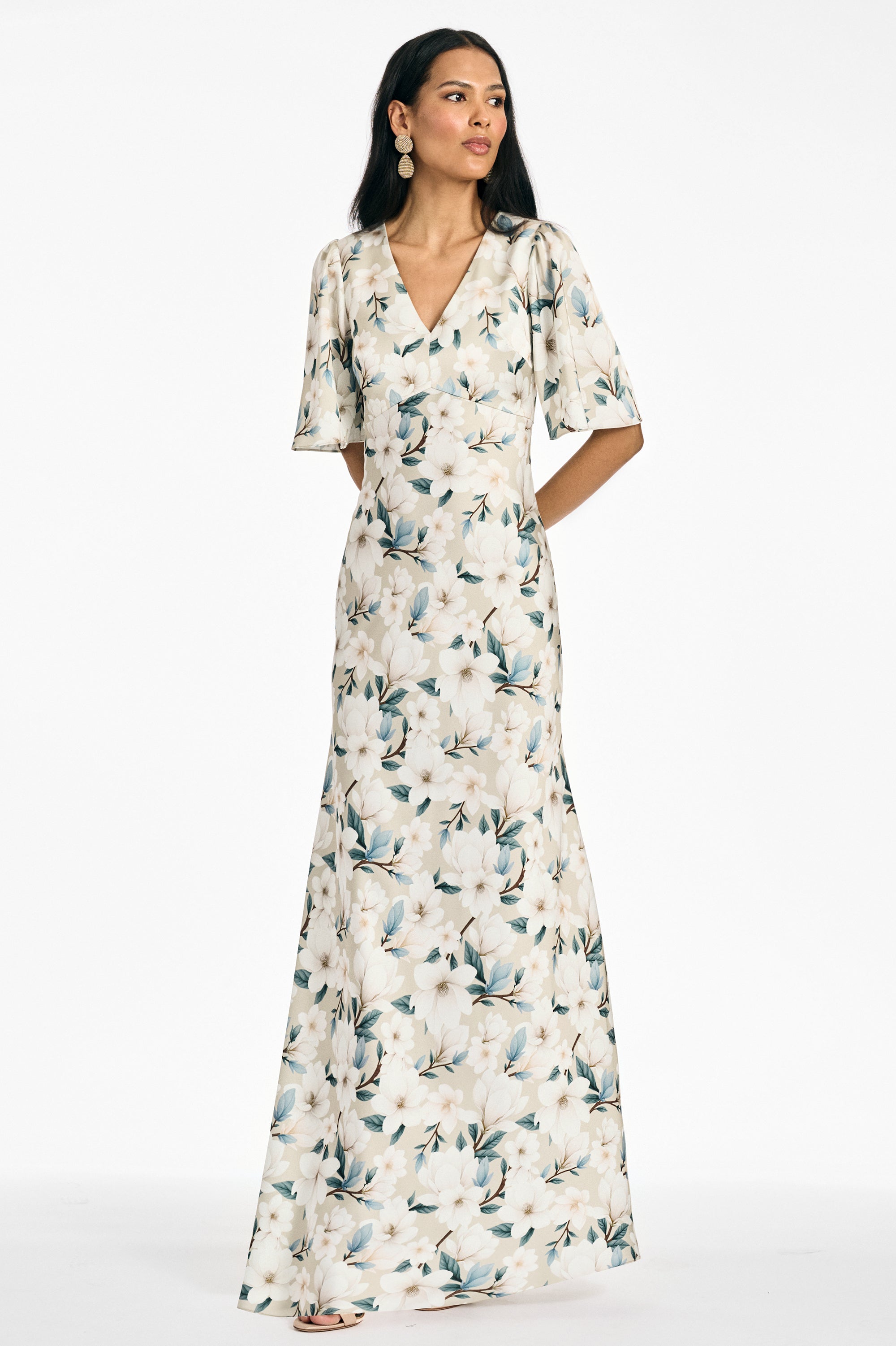 MAE GOWN - CHAMPAGNE MAGNOLIA