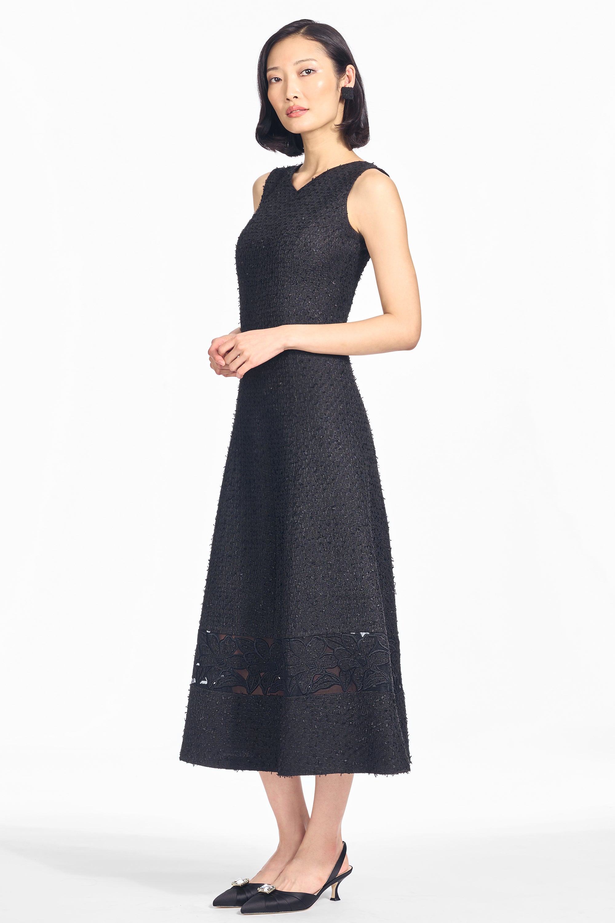 Michaela dress   carbon roses