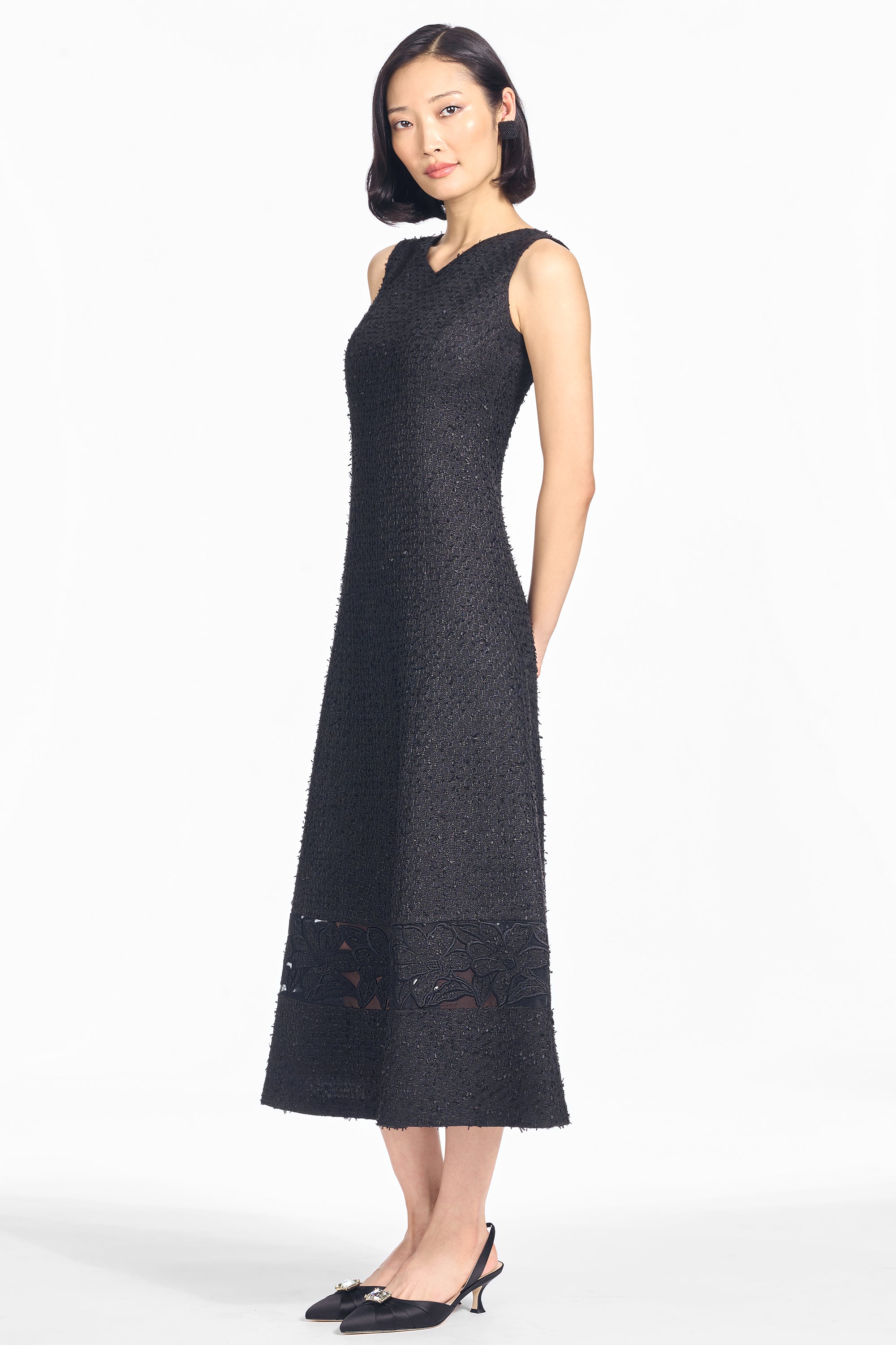 Michaela dress   carbon roses