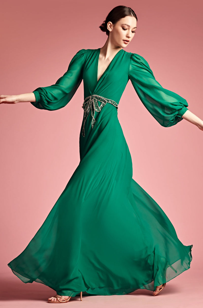 Ramsey Gown - Malachite - Final Sale