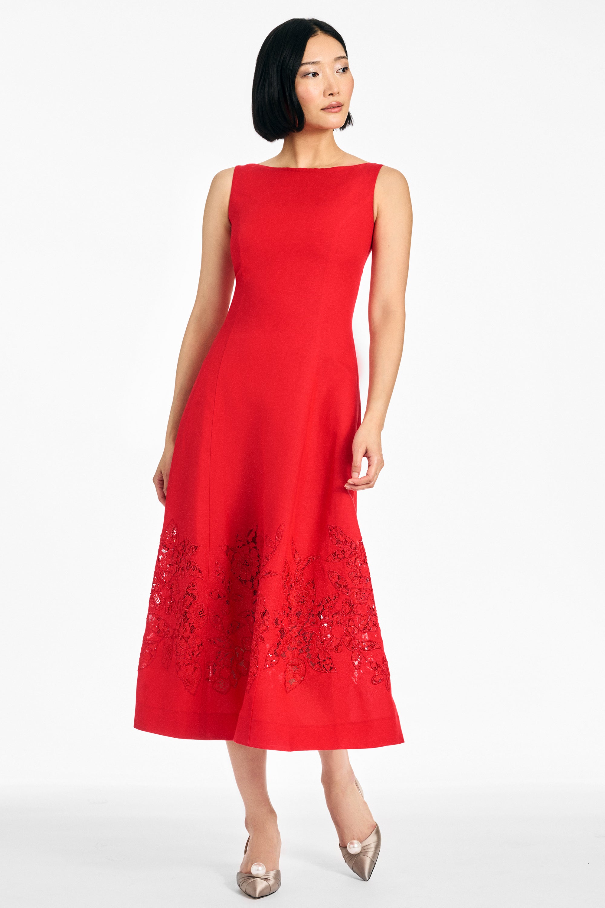 BRITTANY DRESS - CHERRY