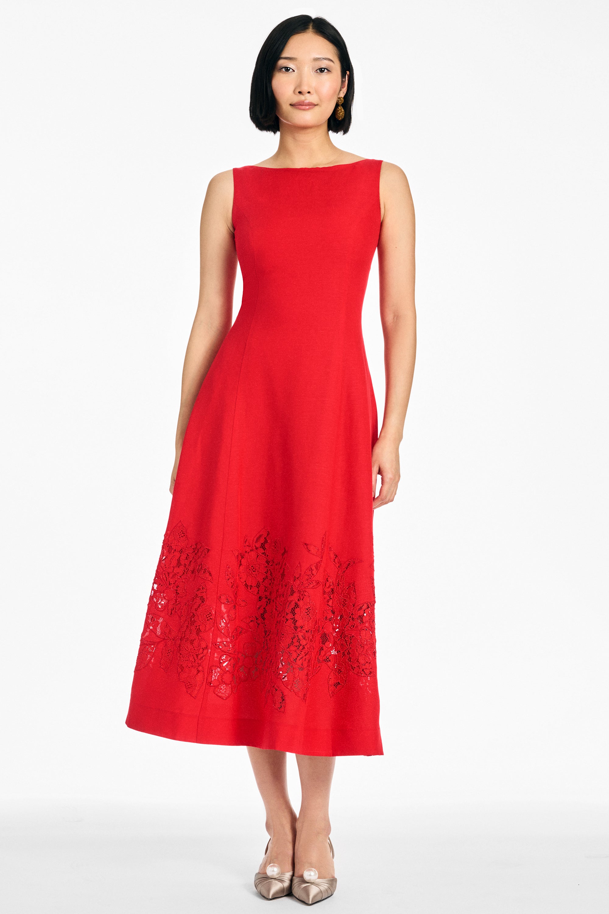 BRITTANY DRESS - CHERRY