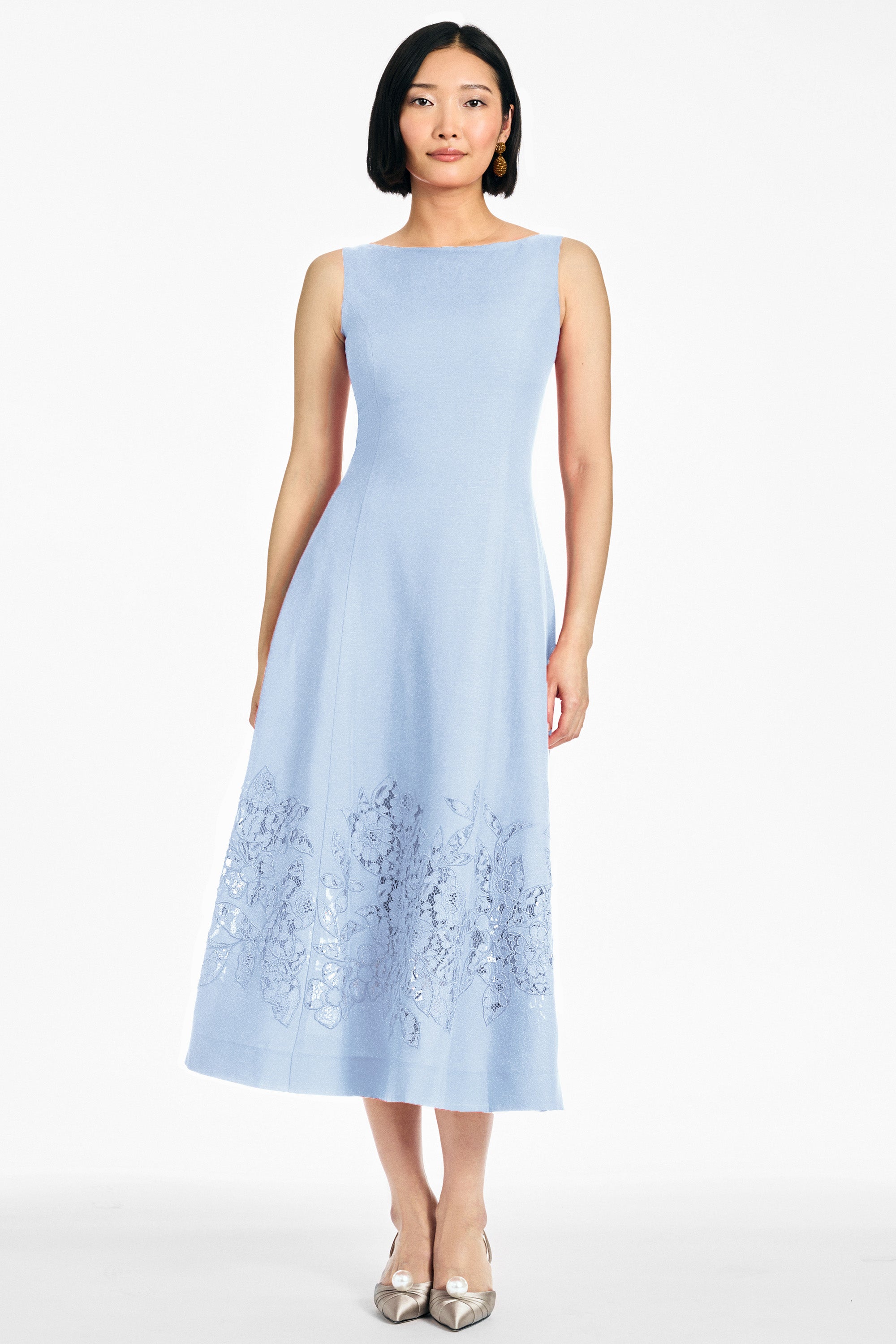 BRITTANY DRESS - DELFT BLUE