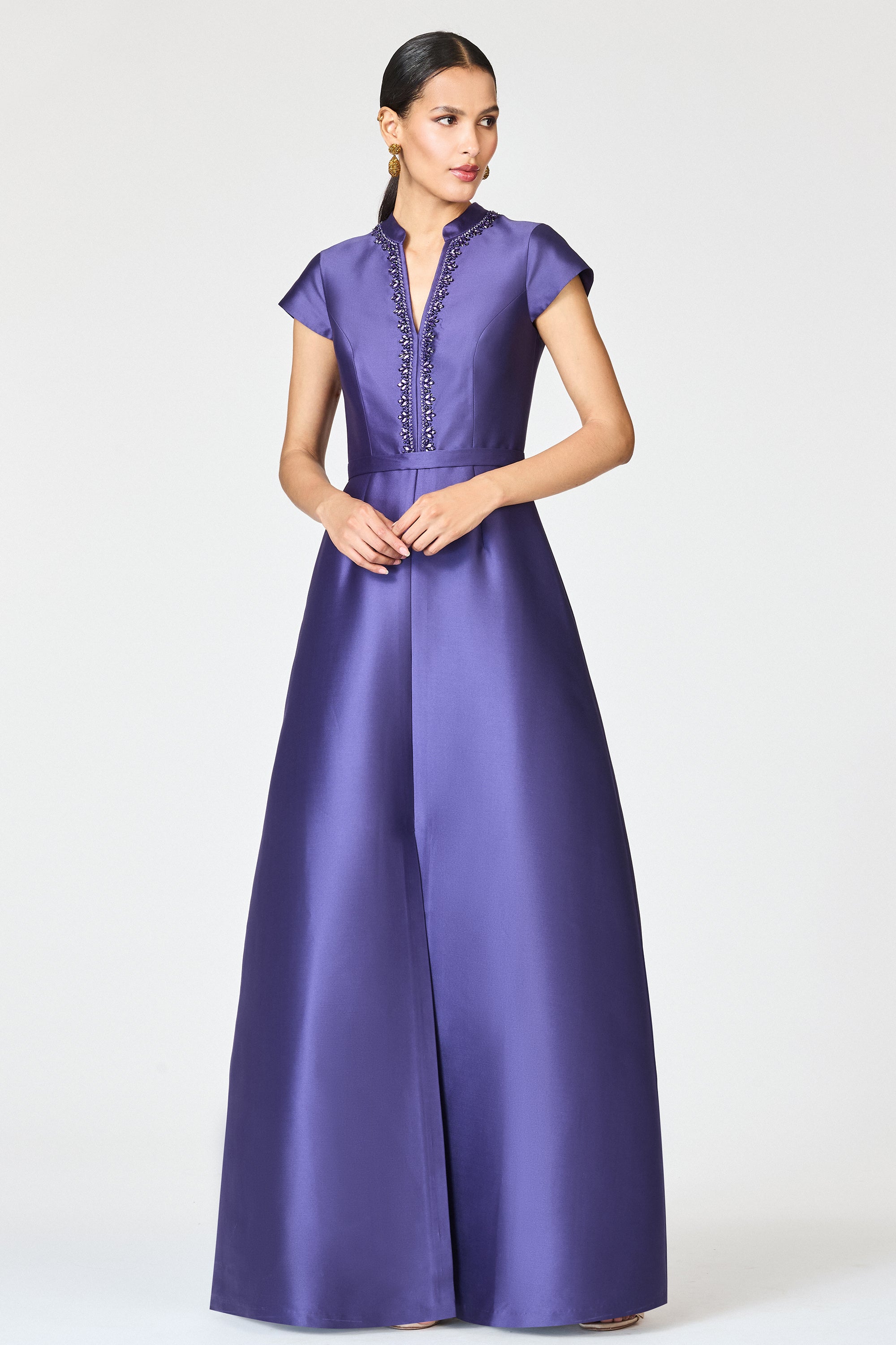 EMBELLISHED MARNI GOWN - CONCORD
