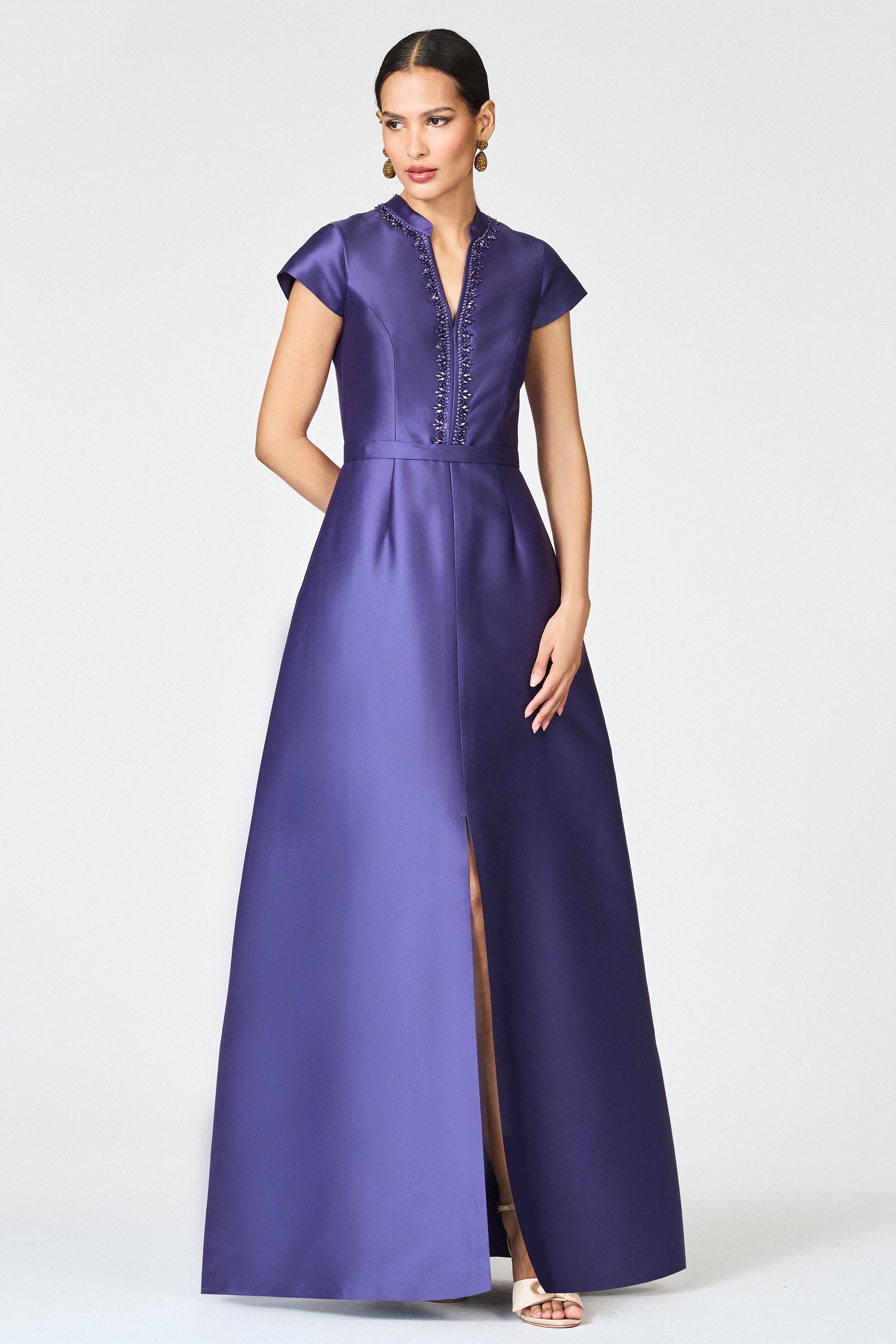 EMBELLISHED MARNI GOWN - CONCORD