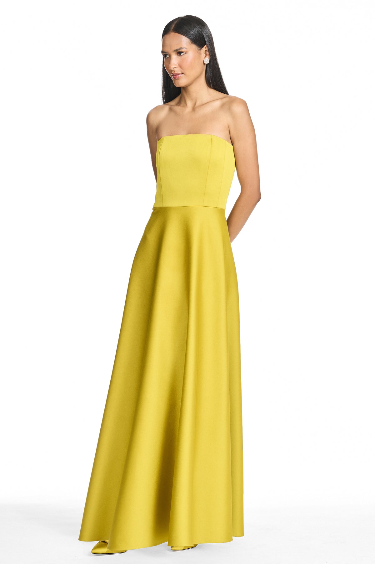 Paulina gown   citron