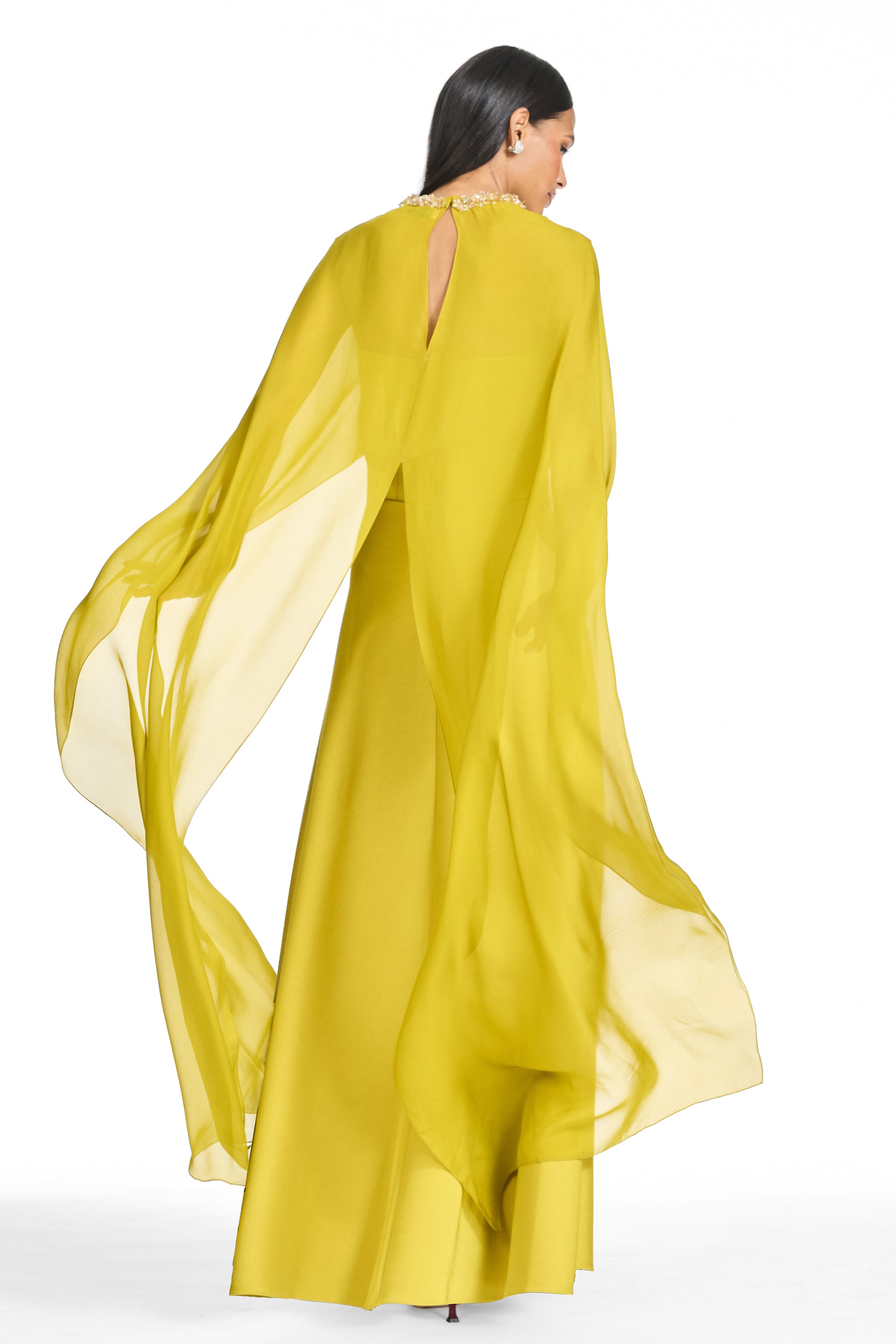 Paulina gown   citron