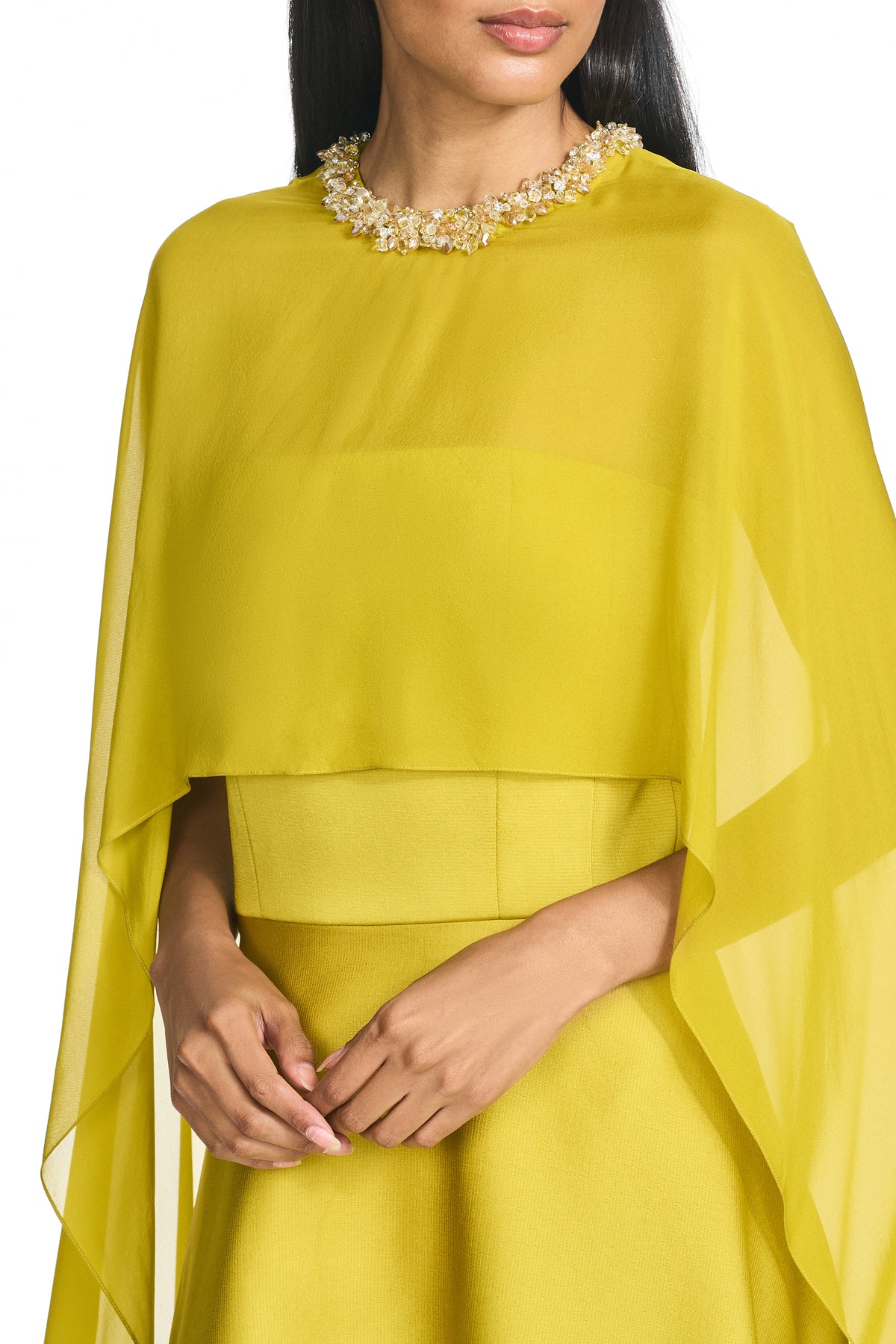 Paulina gown   citron