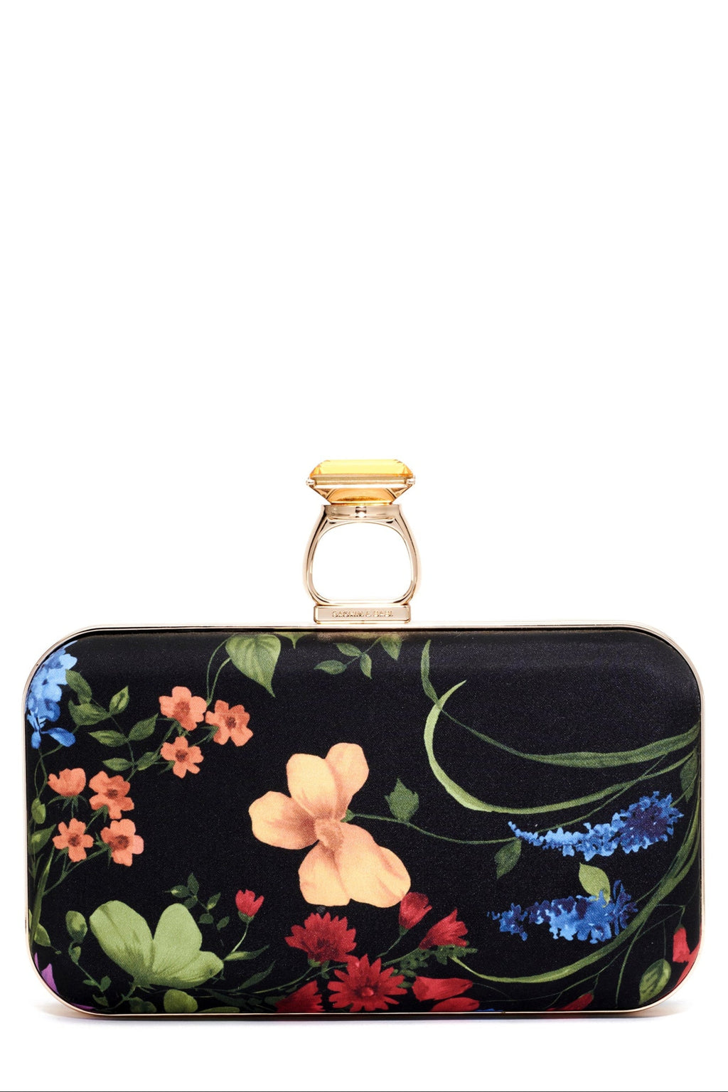 ON ROCKS CLUTCH NOIR WILDFLOWER