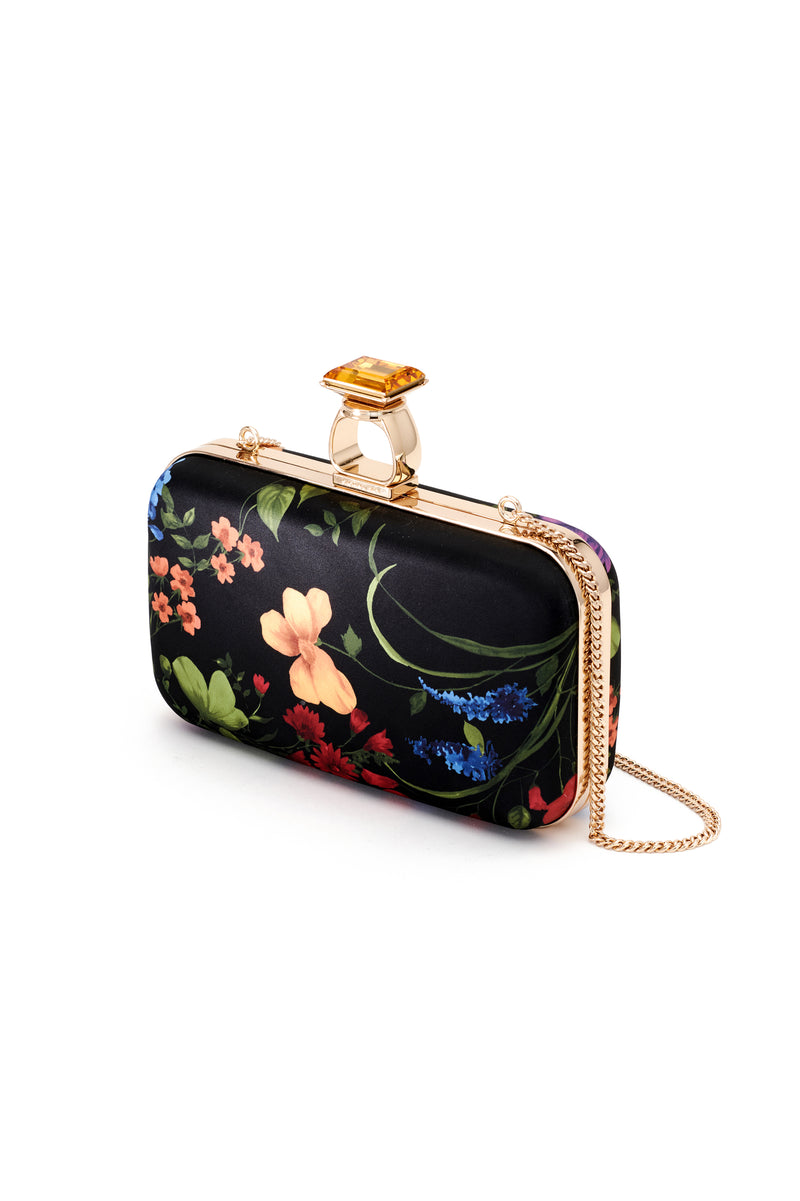 On the Rocks Clutch - Noir Wildflower