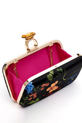 On the Rocks Clutch - Noir Wildflower