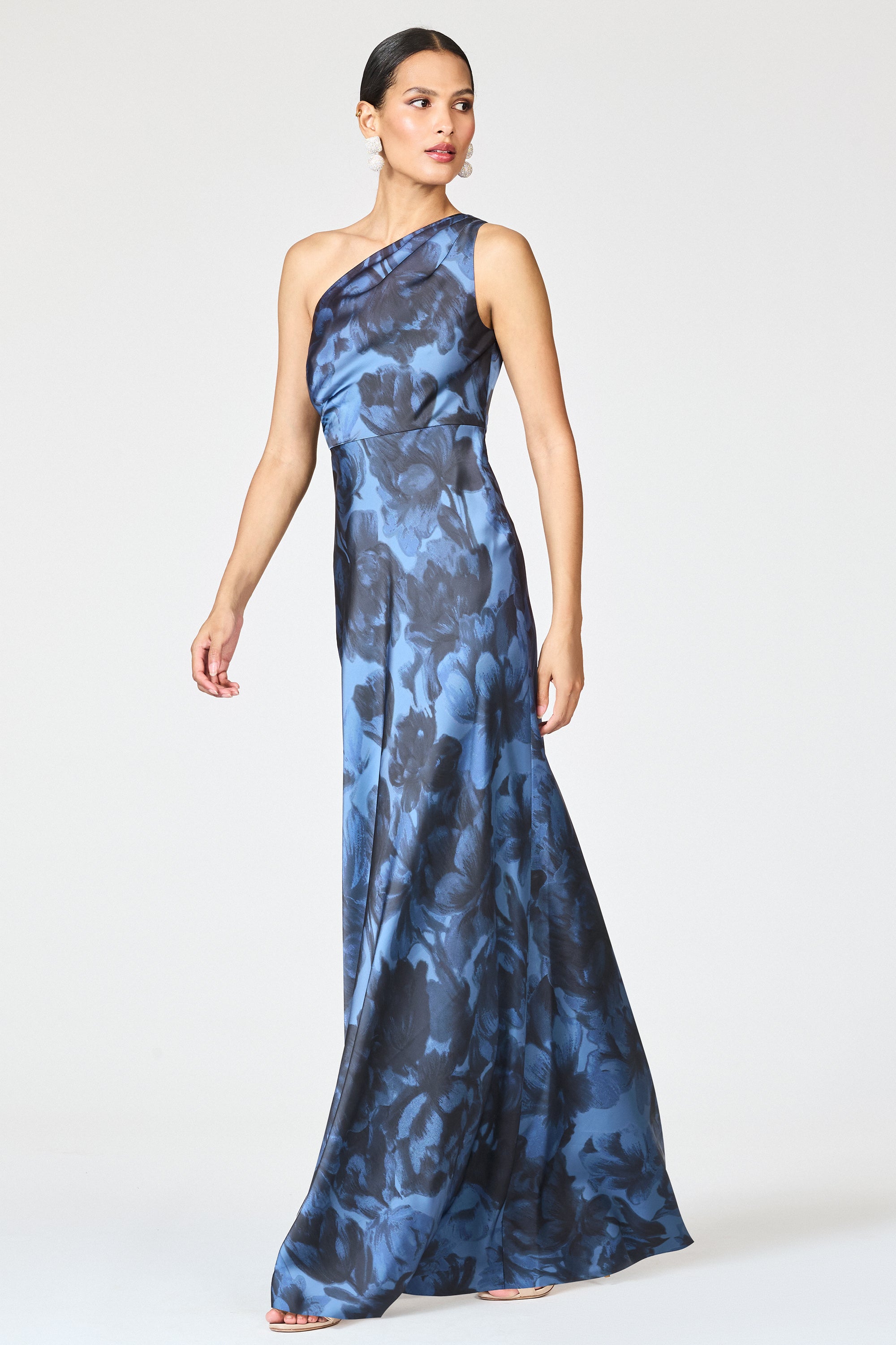 DELPHINE GOWN - DEEP OCEAN BOUQUET