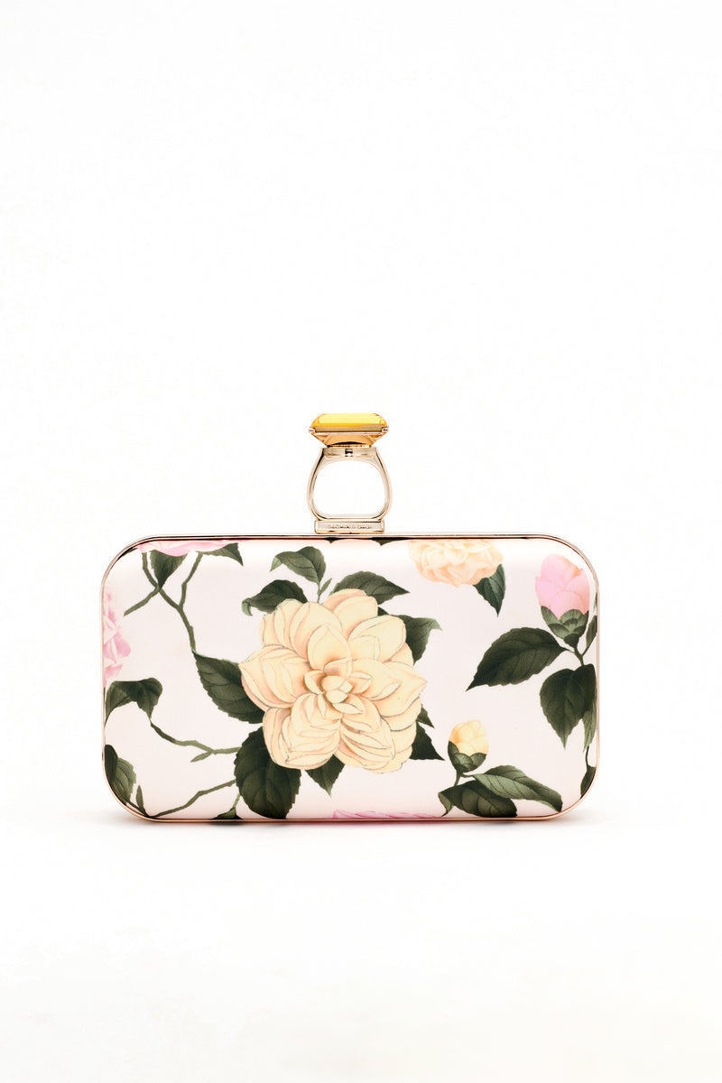 On the Rocks Clutch - Pink Lemonade Bouquet