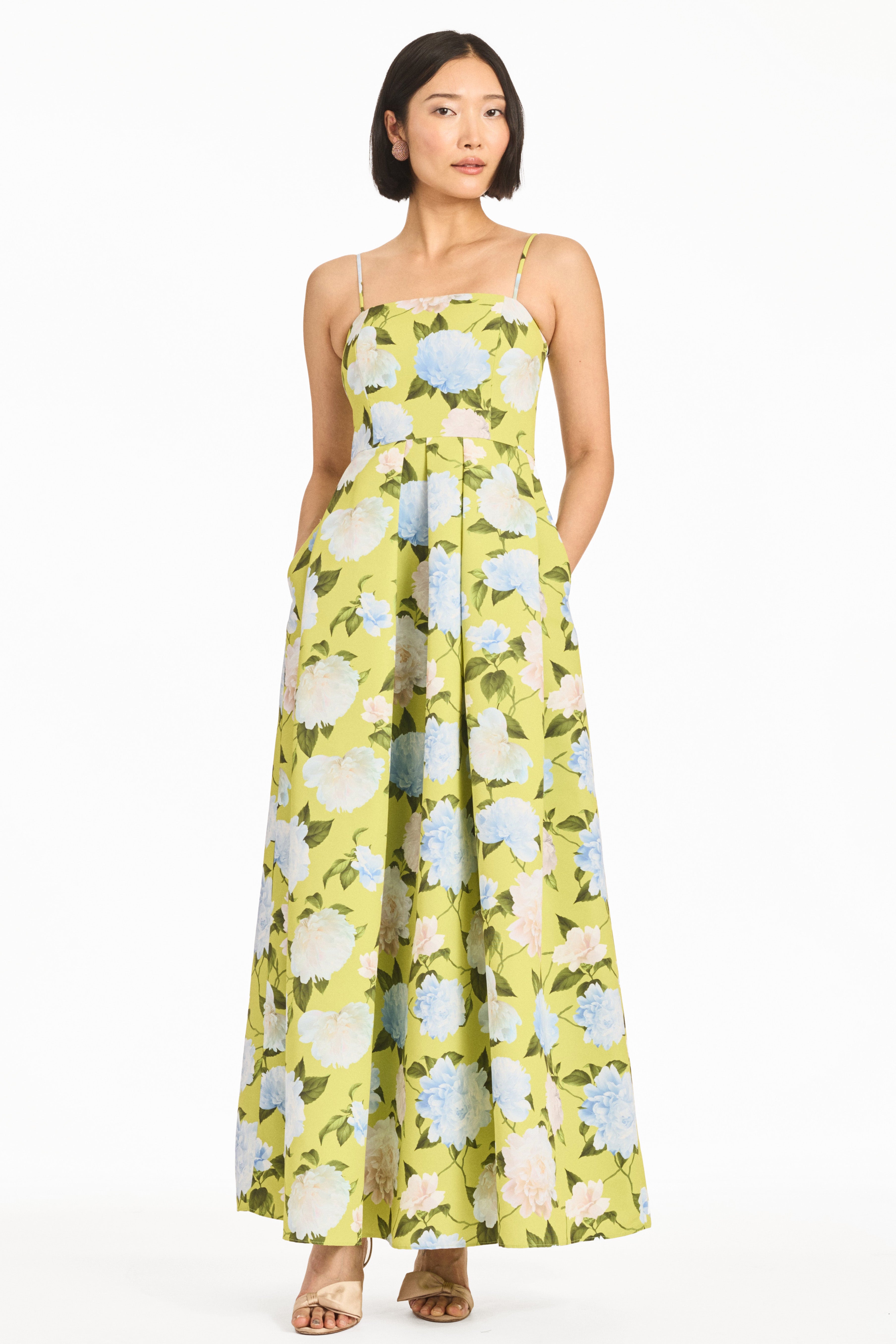 BEAU GOWN - CITRINE PEONIES