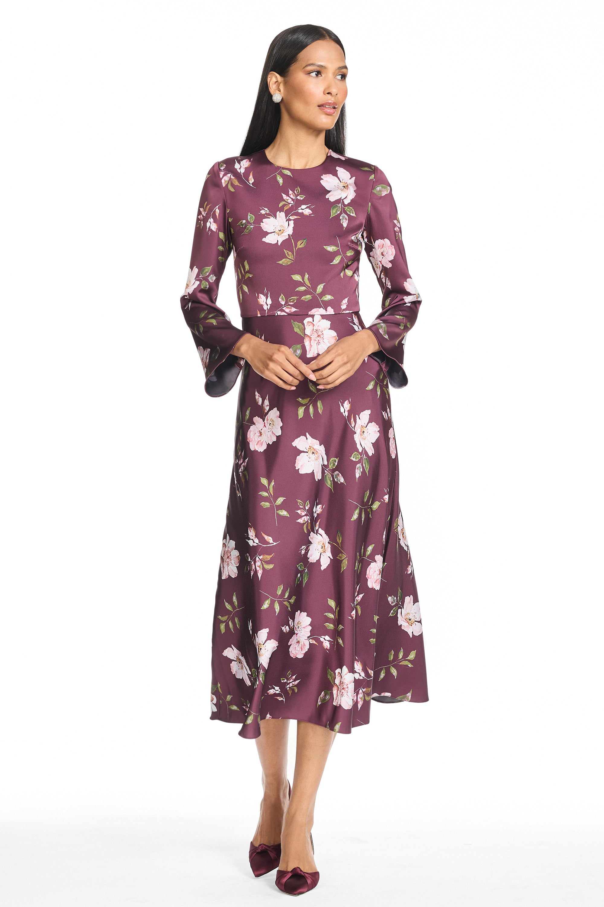 TYRA DRESS - MULBERRY MAGNOLIA