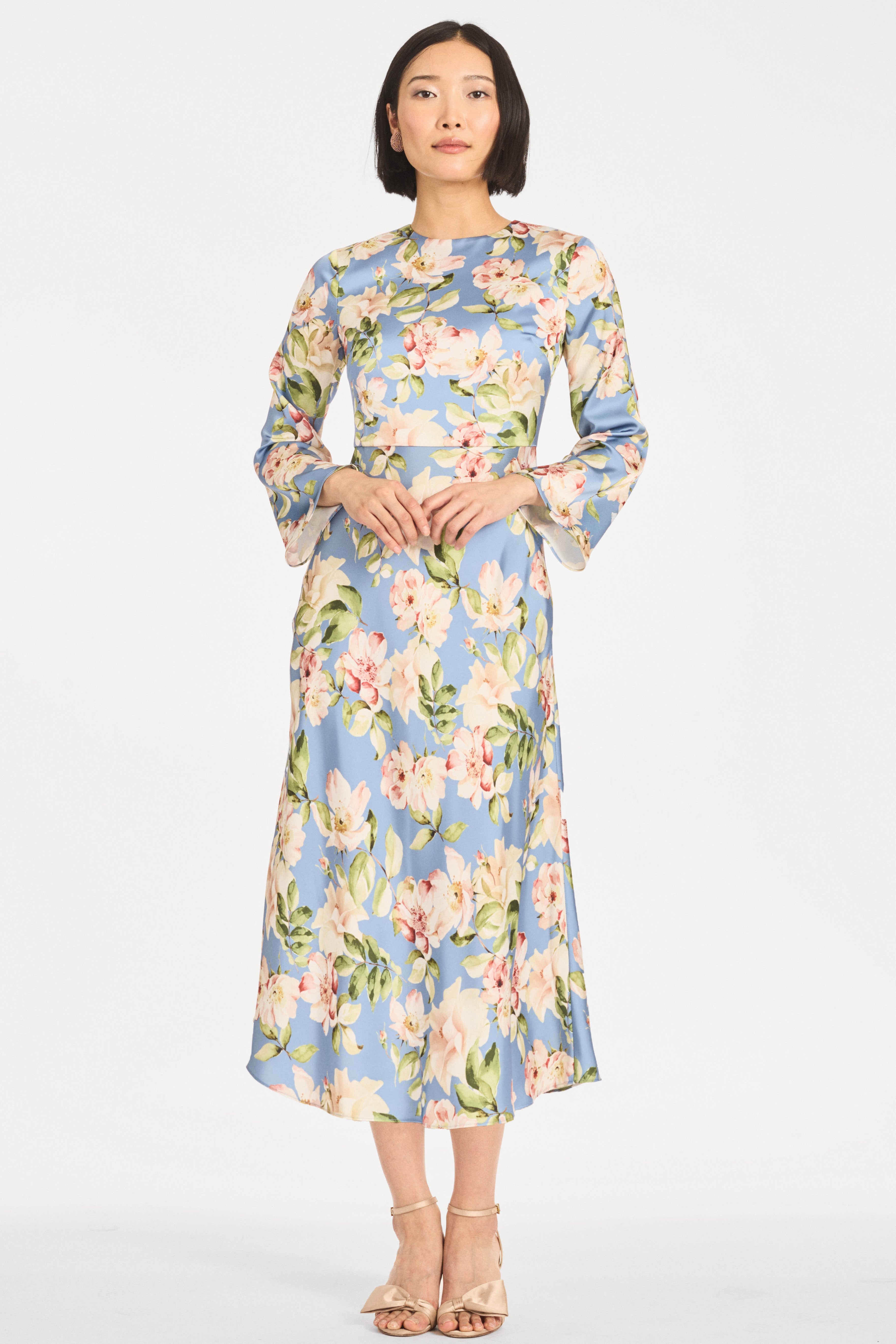 TYRA DRESS - TWILIGHT CAMELLIA