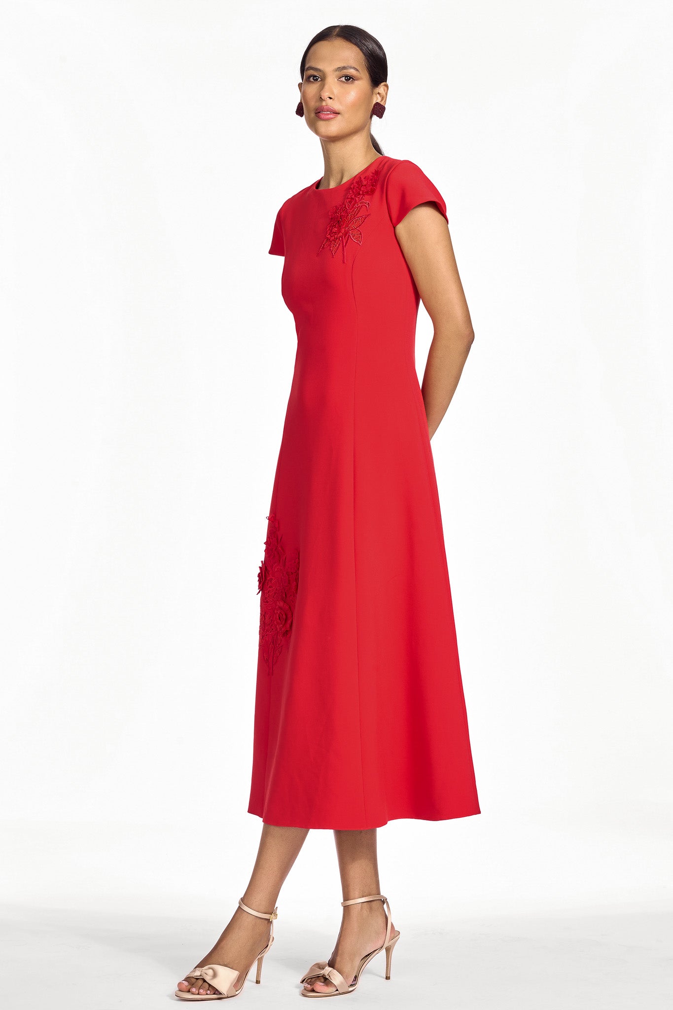 Remi dress   cardinal