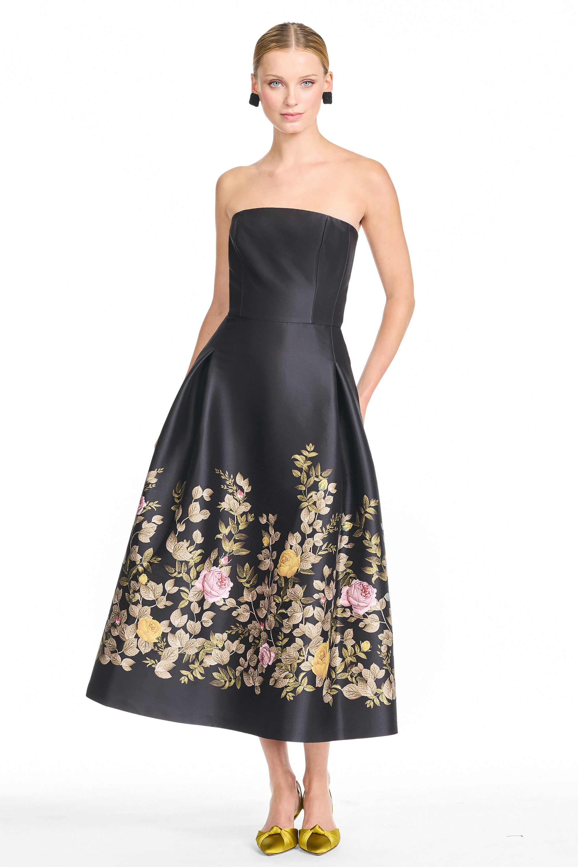 SHAY DRESS - ONYX ROSE REVERIE