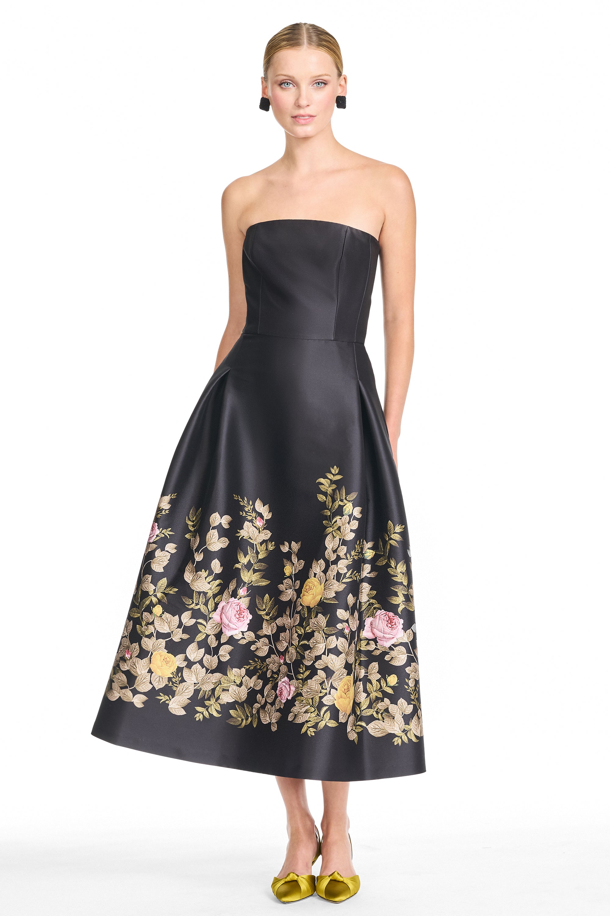 SHAY DRESS - ONYX ROSE REVERIE