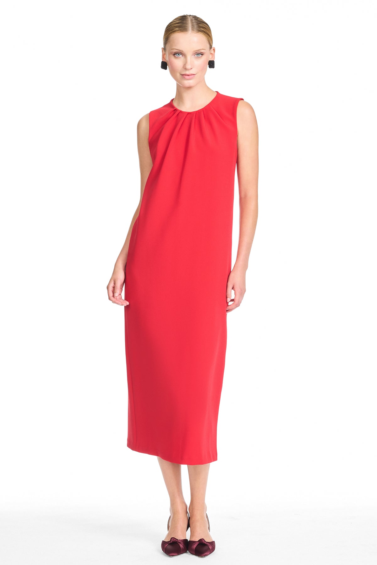ROSAMUND DRESS - CARDINAL