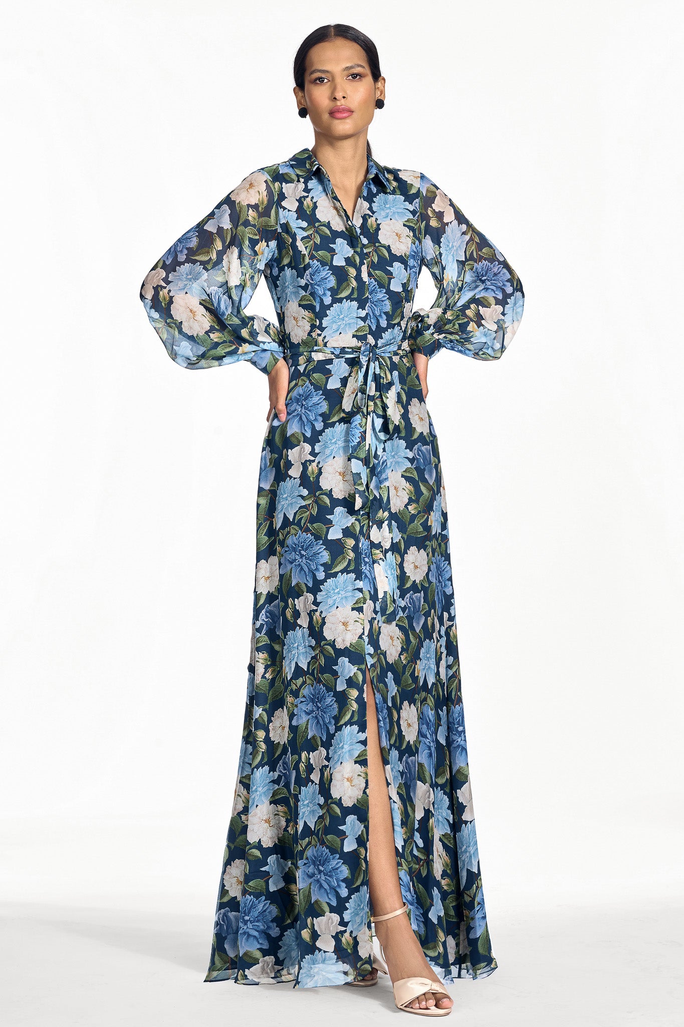 PRISCILLA GOWN - PORCELAIN BOTANICA