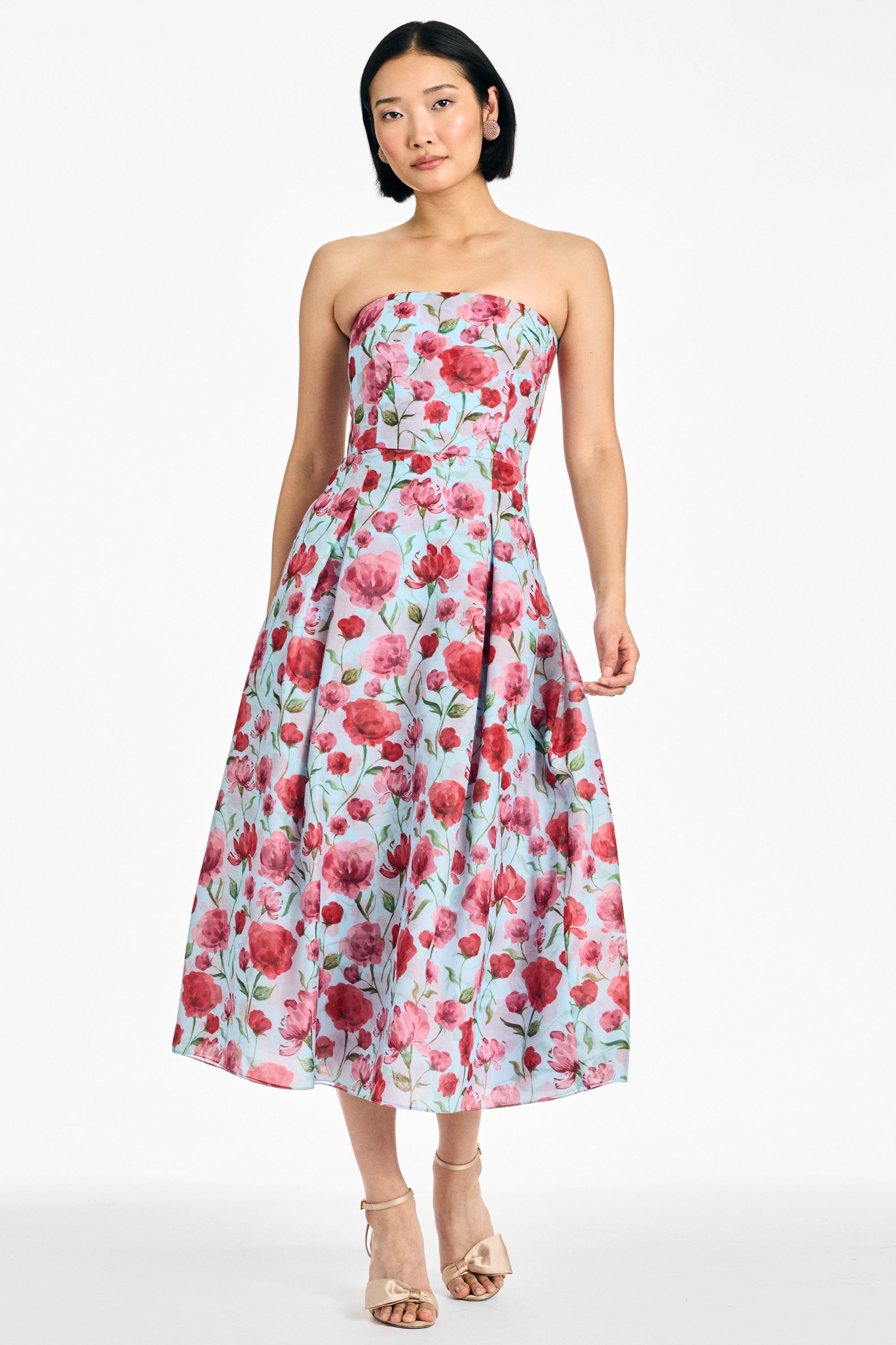 SHAY DRESS - SKY POPPIES