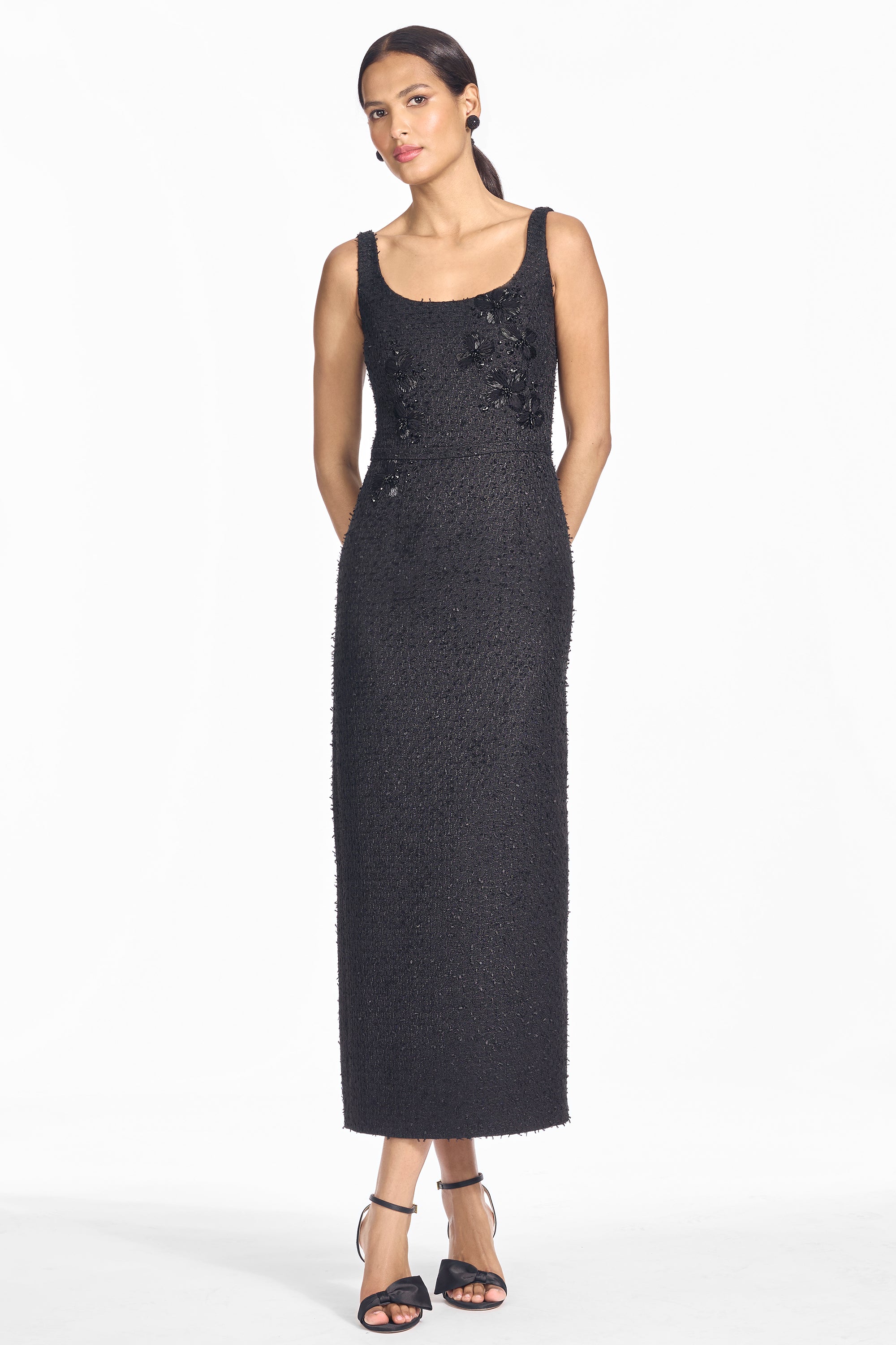 Leta dress   carbon roses