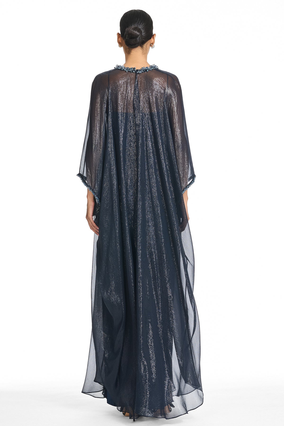 Celeste gown   oynx & evening tide