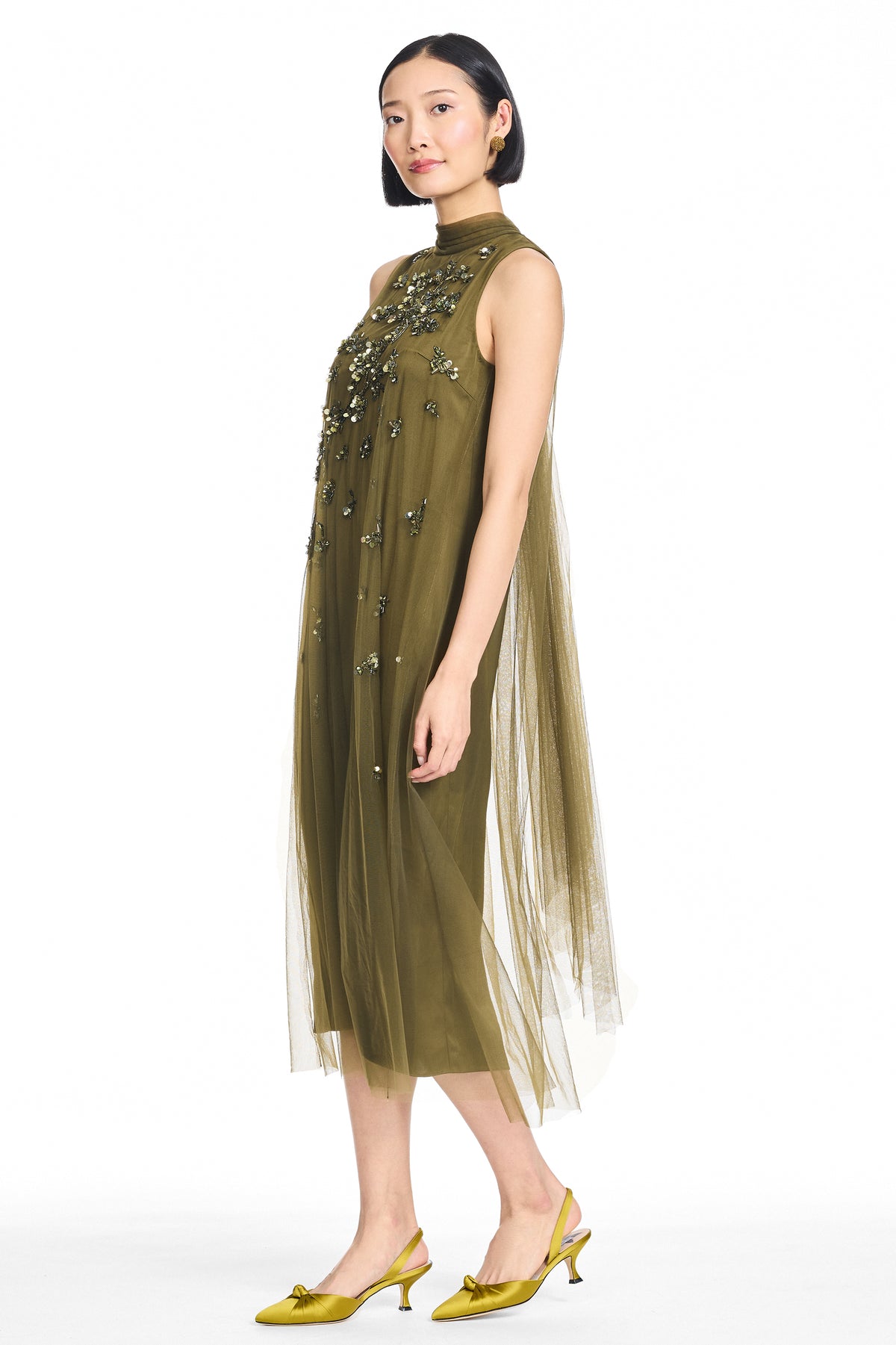 Clara dress   mosswood