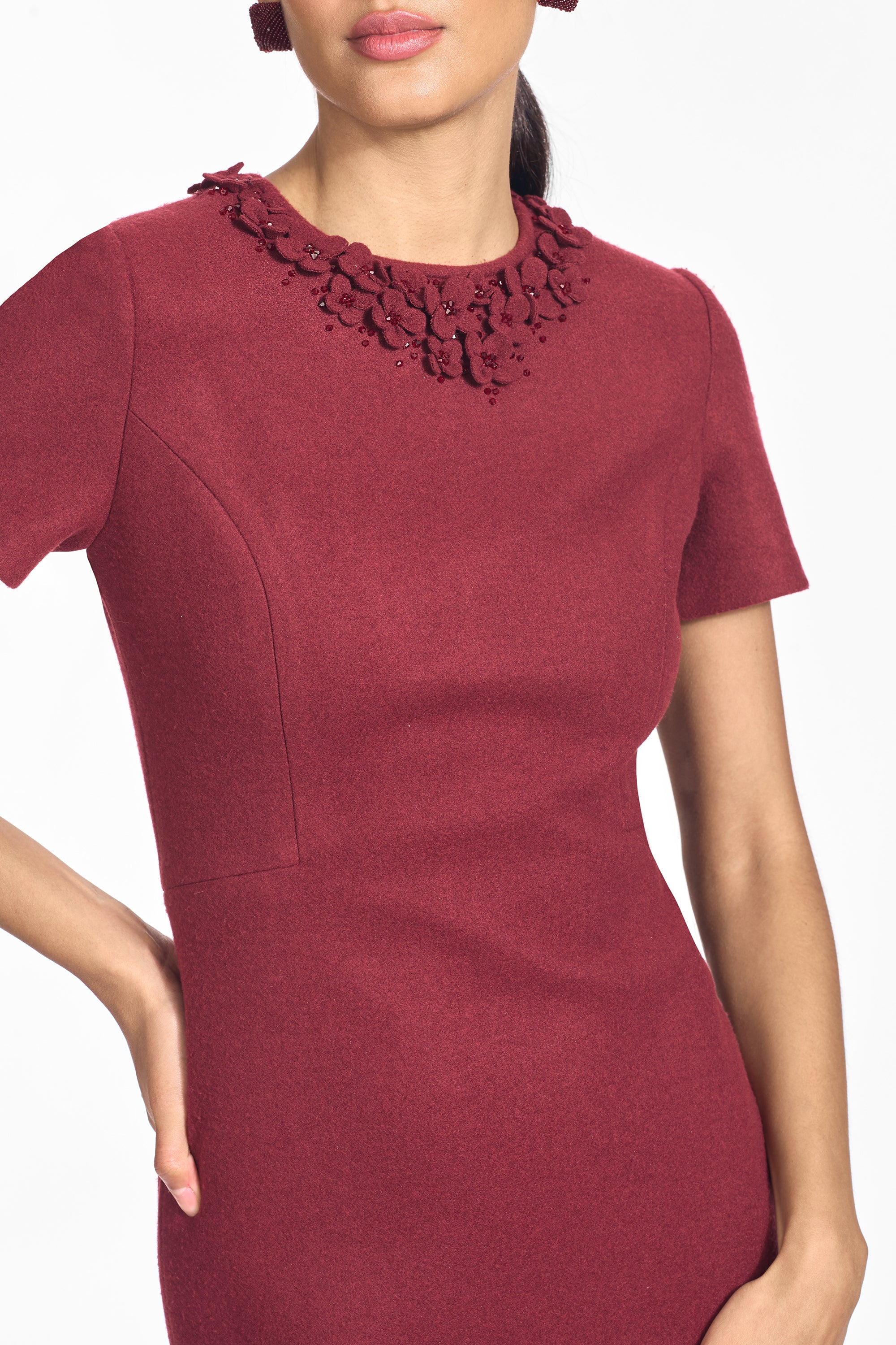 REESE DRESS - MALBEC