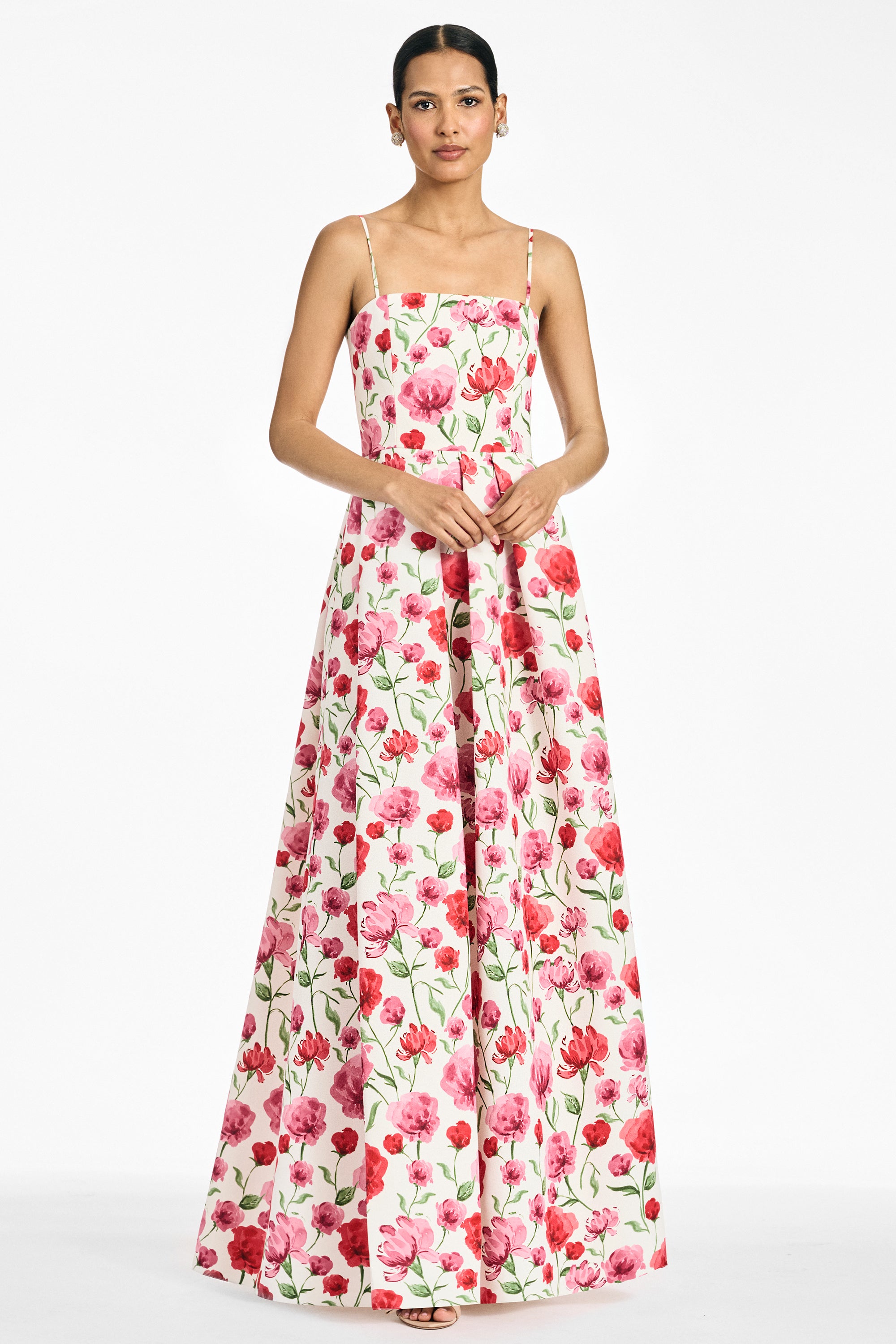 BEAU GOWN - WATERCOLOR POPPIES